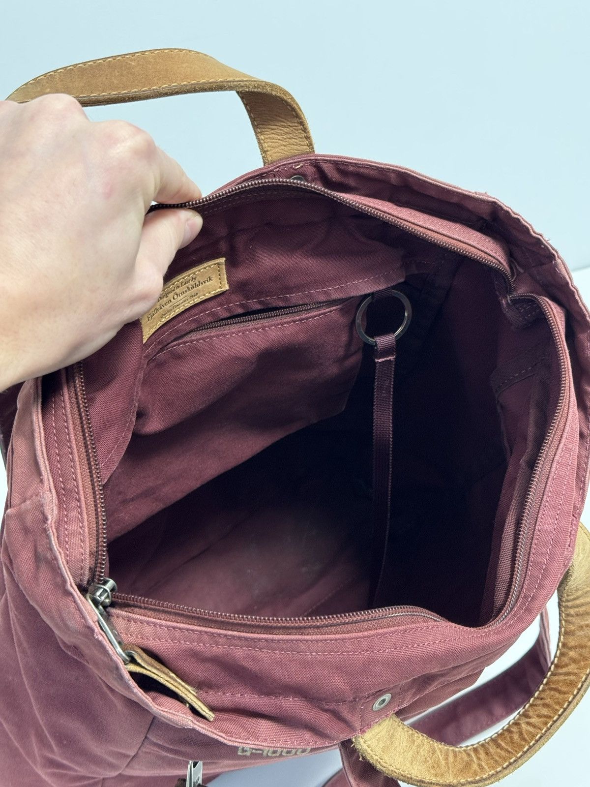 Fjallraven Fjallraven G-1000 Maroon Red Bag Totepack Shoulder Backpack Size ONE SIZE - 20 Thumbnail