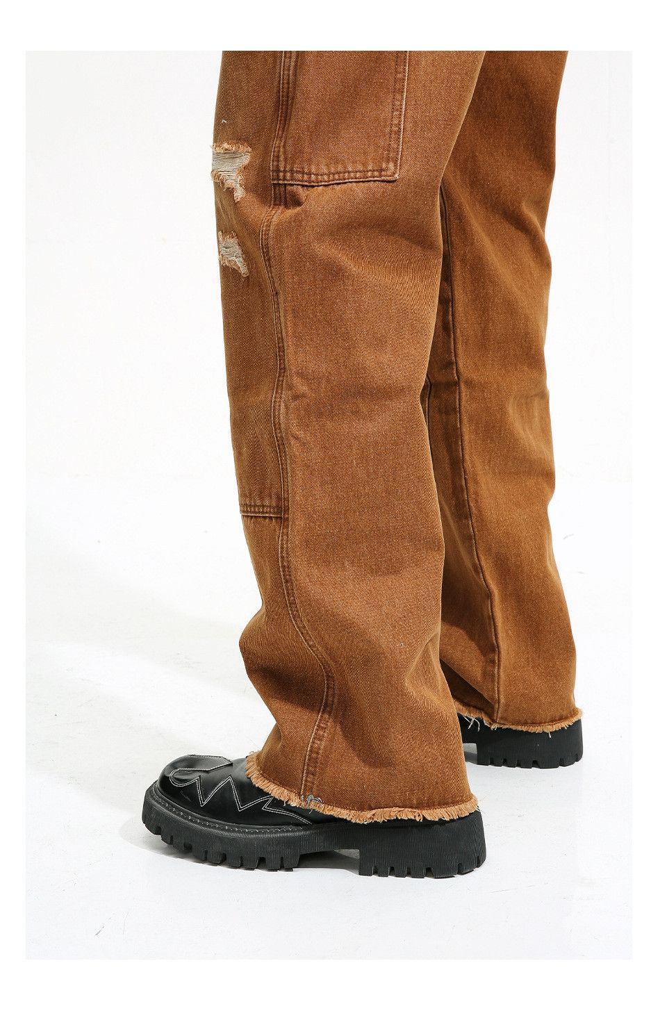 Jean × Vintage washed faded carpenter y2k cargo jeans Size US 30 / EU 46 - 5 Thumbnail