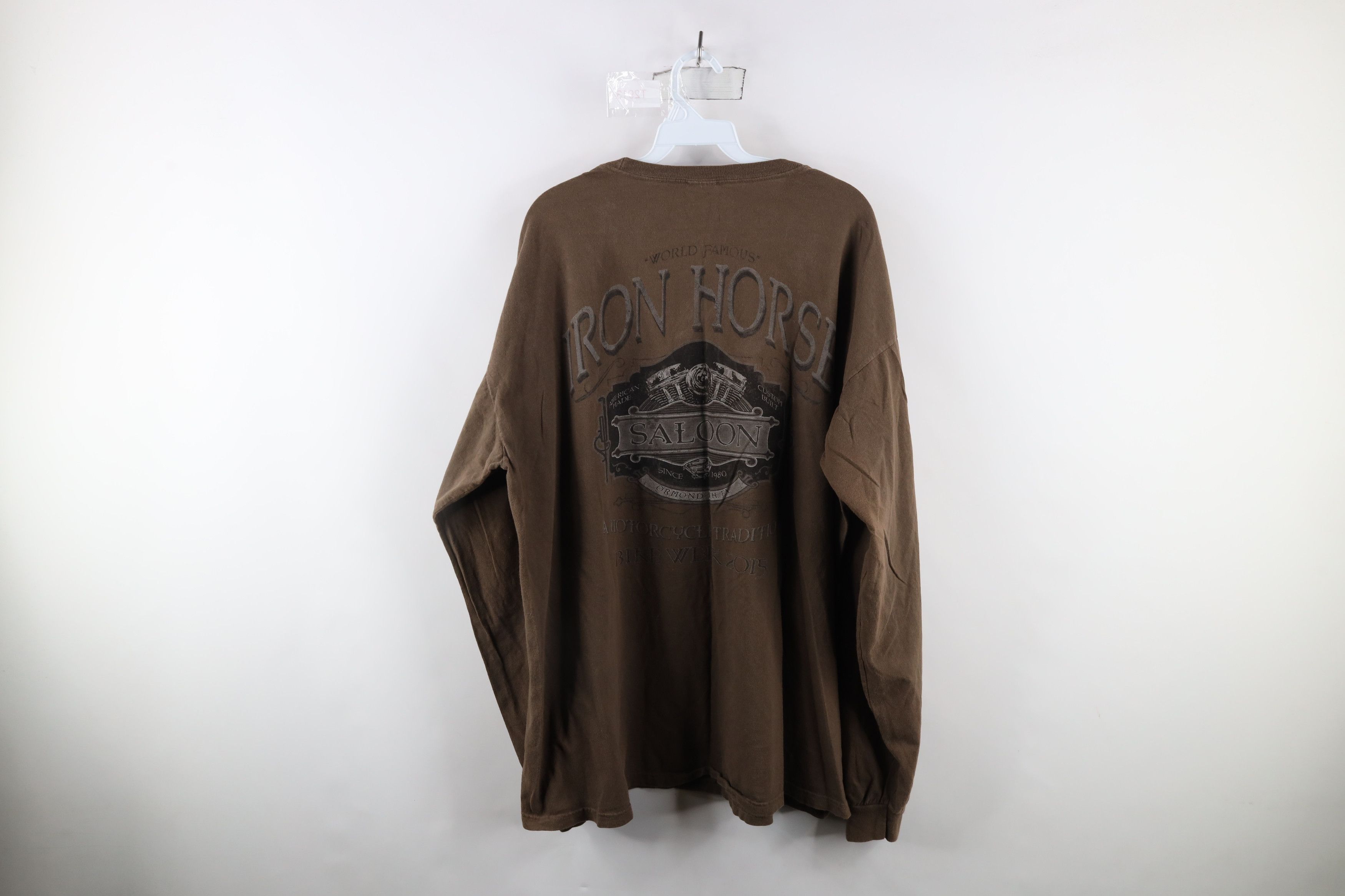 Vintage Vintage Out Iron Horse Saloon Florida Long Sleeve T-Shirt Size US XXL / EU 58 / 5 - 7 Thumbnail