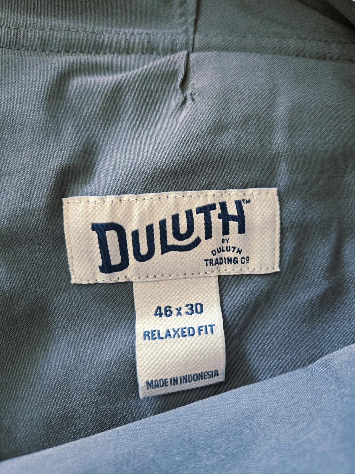 Duluth Trading Company Duluth Flex DOTF Relaxed Fit Cargo Pants Men's 46x30 Blue Size US 44 / EU 60 - 6 Thumbnail