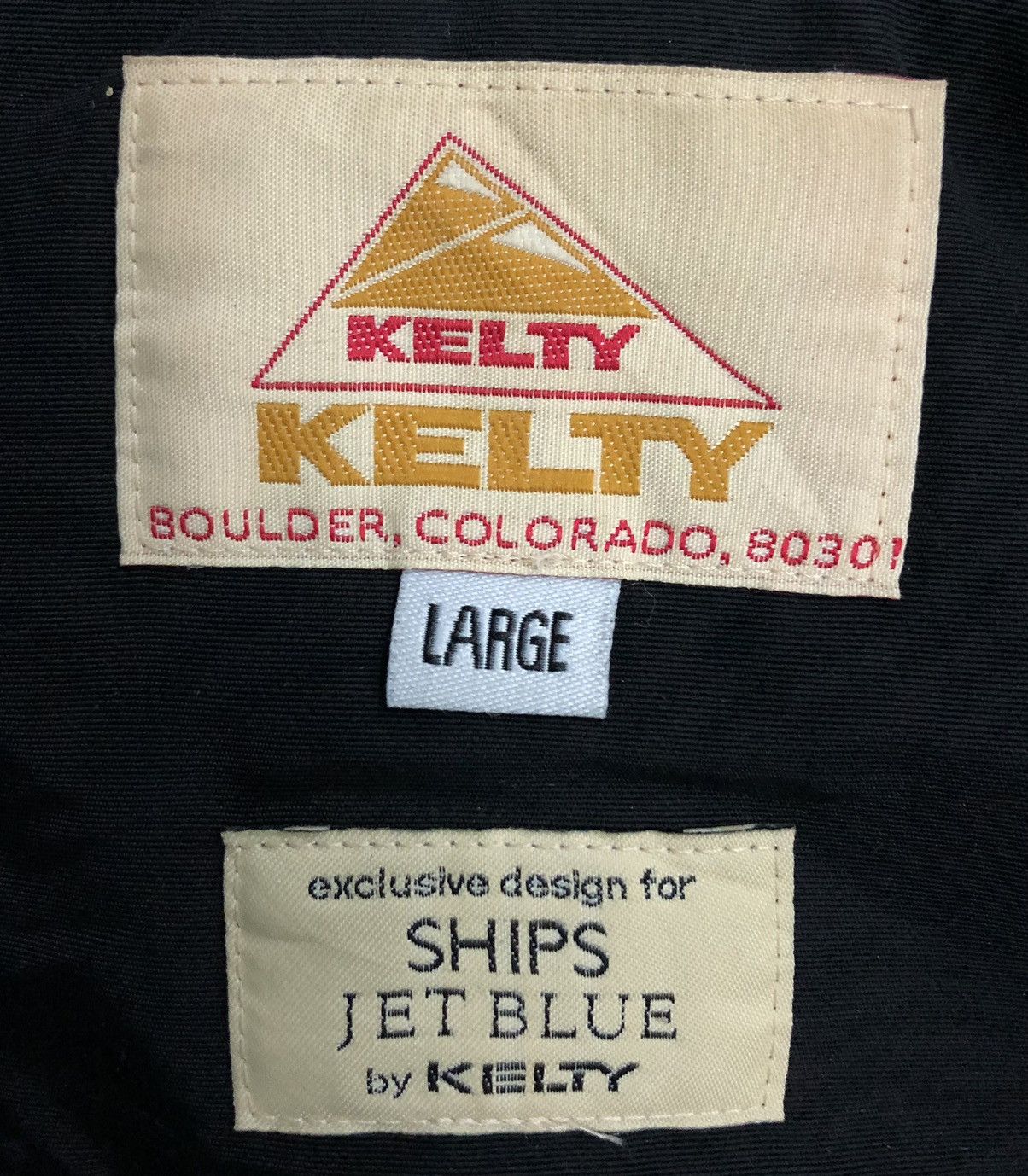 Kelty Vintage Kelty Exclusive Design For Ships Jet Blue Jacket Size US L / EU 52-54 / 3 - 11 Thumbnail