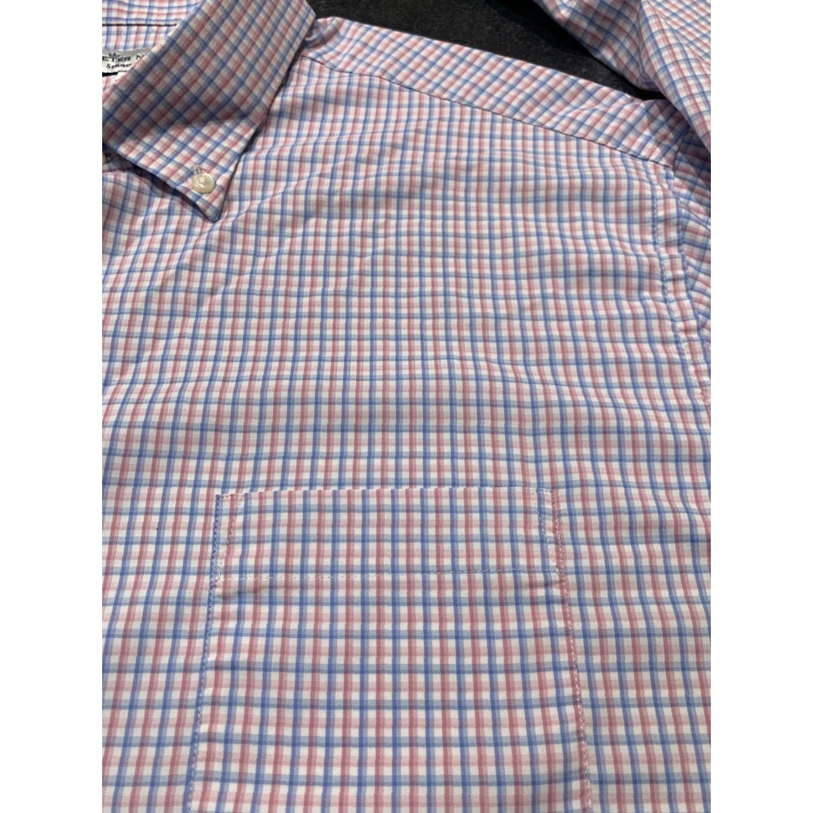 Peter Millar Peter Millar Summer Comfort Shirt Men XL Multicolor Plaid Long Sleeve Button Down Size US XL / EU 56 / 4 - 3 Thumbnail