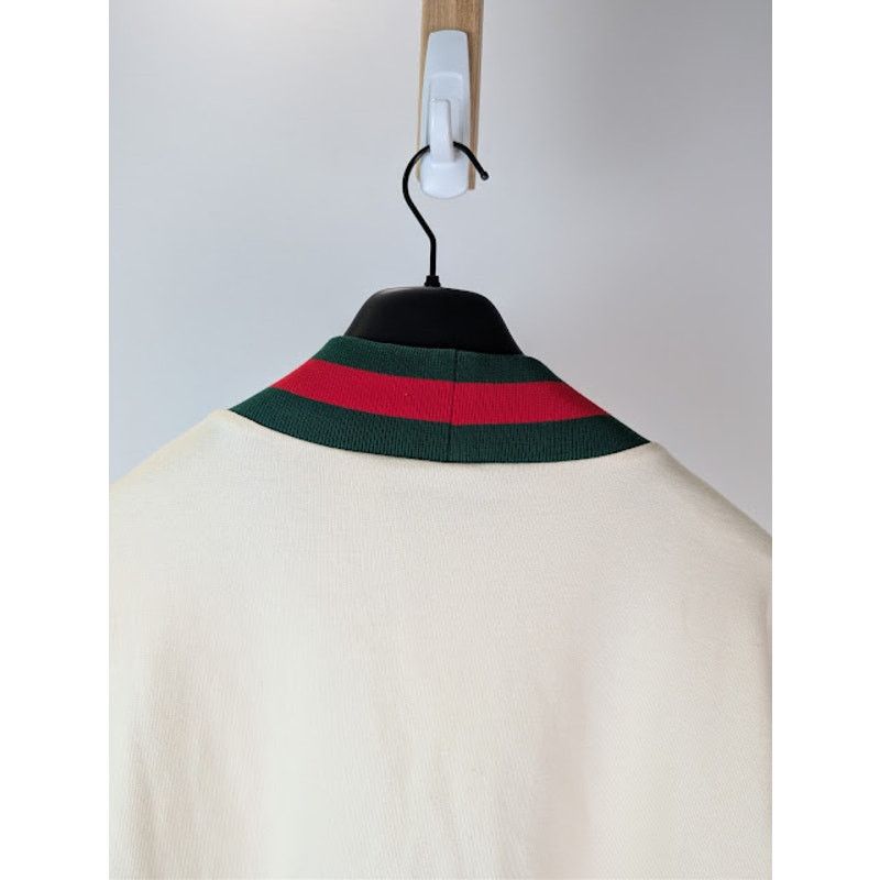 Gucci o1rshd1 Cardigan Medium Felted Cotton Jersey Natural / Mix Size US XXL / EU 58 / 5 - 15 Thumbnail