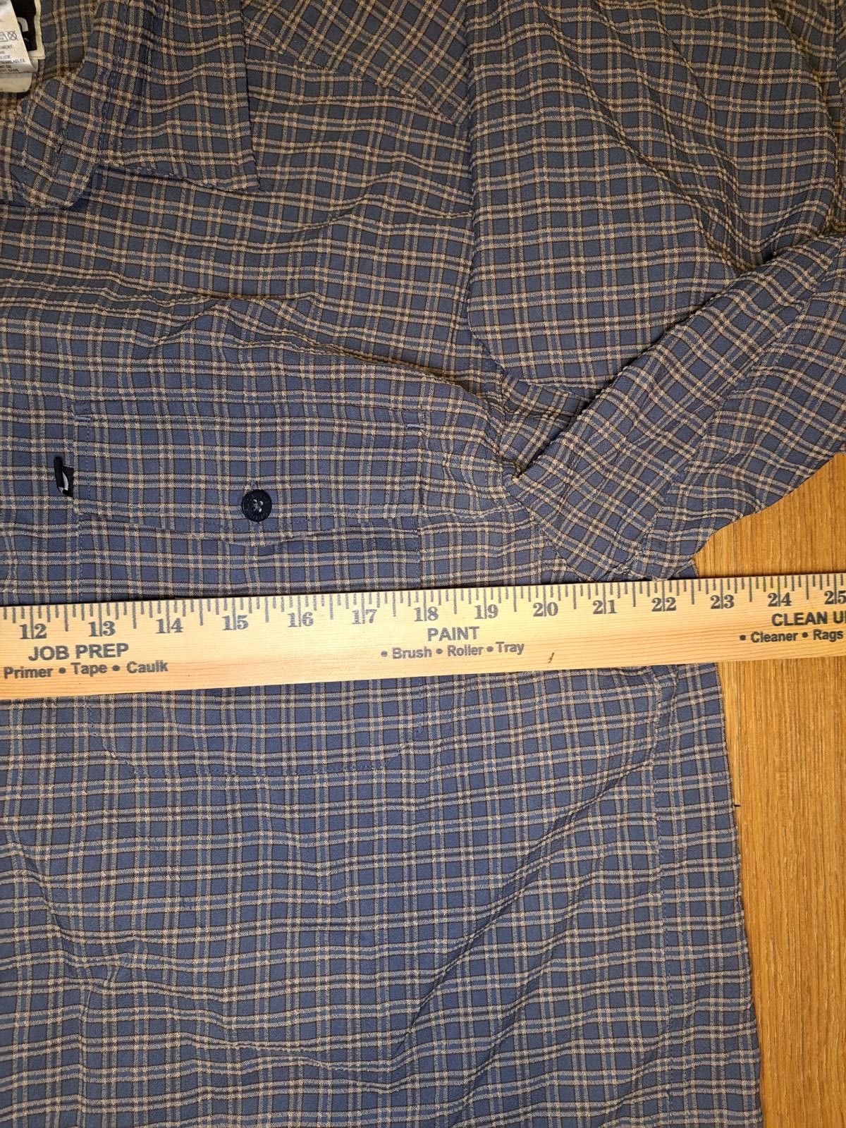 The North Face The North Face Button Up Shirt Mens Large Blue Plaid Size US L / EU 52-54 / 3 - 7 Thumbnail