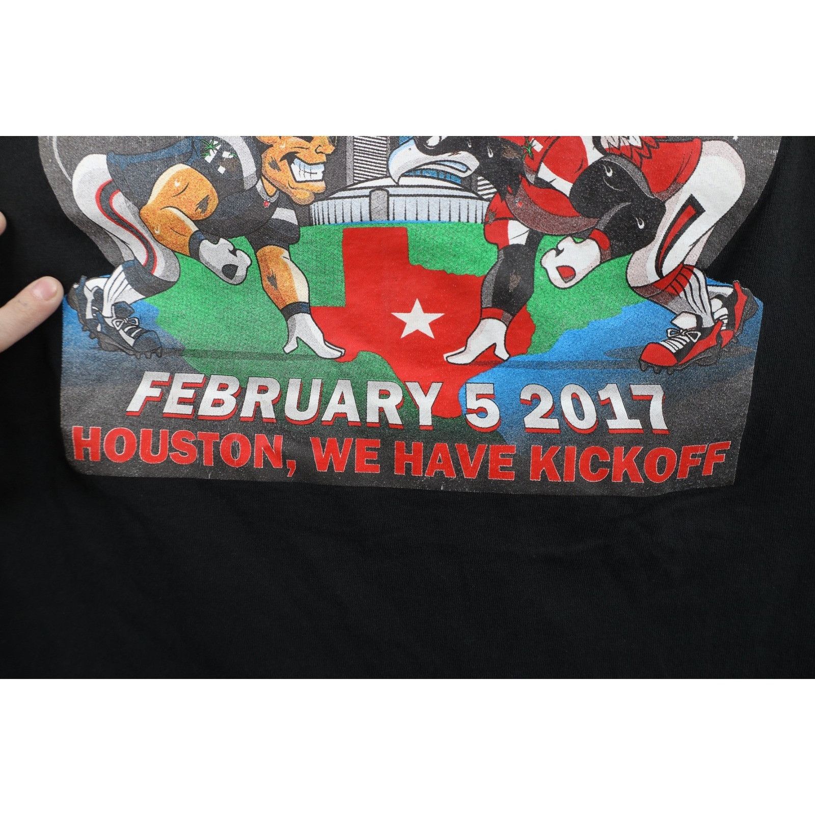 Vintage Vintage Y2K 2017 Super Bowl New England Patriots T-Shirt Size US L / EU 52-54 / 3 - 7 Thumbnail