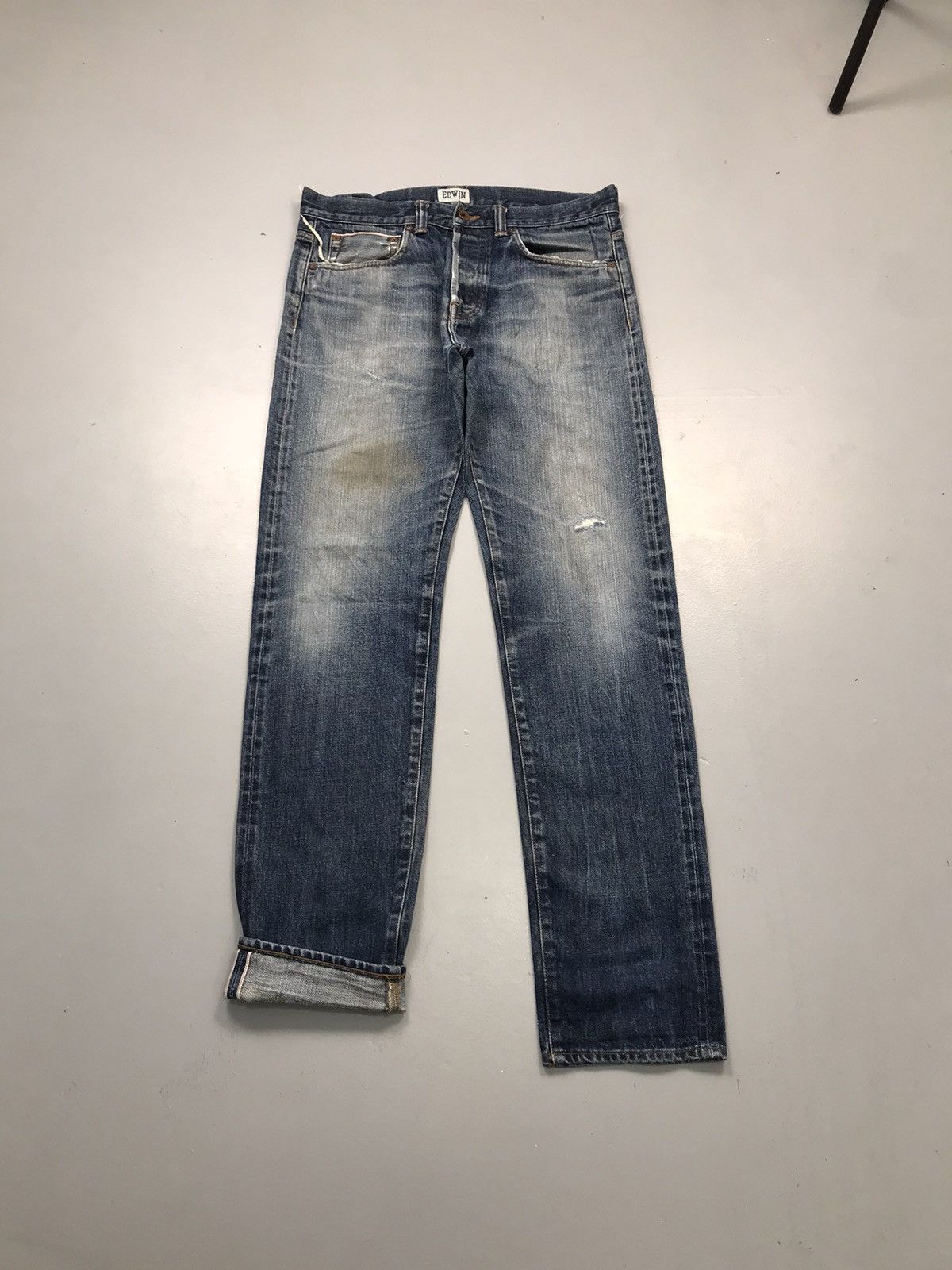 Edwin Vintage Edwin salvage denim Size US 34 / EU 50 - 1 Thumbnail