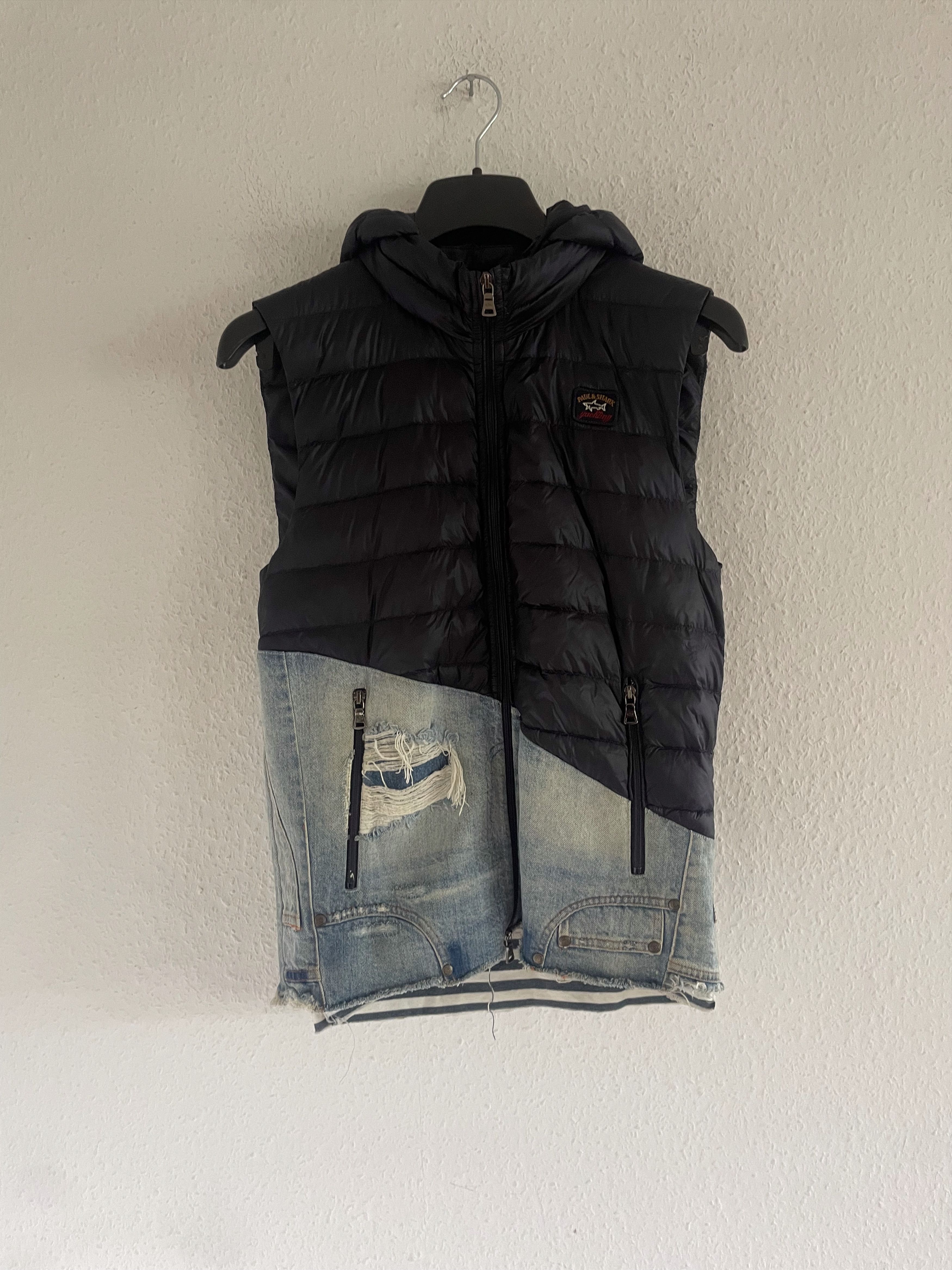 Greg Lauren × Paul & Shark Hybrid Puffer Vest Size US XS / EU 42 / 0 - 3 Thumbnail