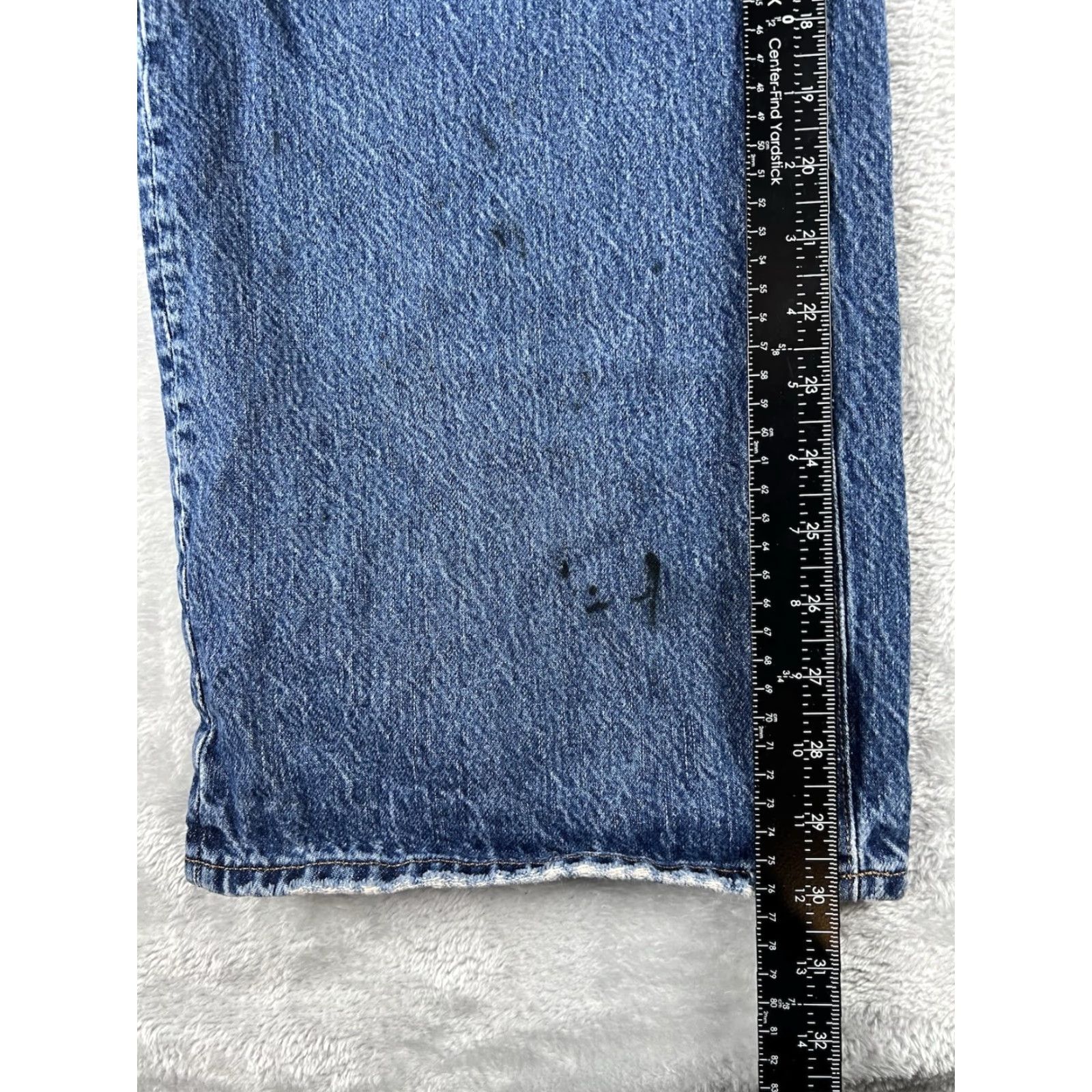 Madewell Madewell Jeans Womens 26 Blue Superwide Leg Medium Wash Grunge Skater READ Size 27" / US 4 / IT 40 - 5 Thumbnail