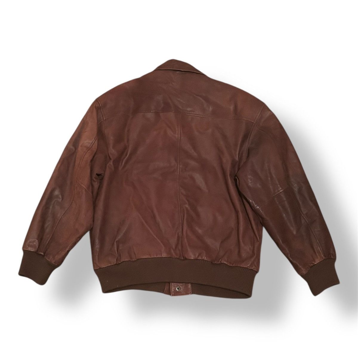 Pelle Pelle Pelle Pelle Brown Leather Bomber Jacket Vintage Distressed M Size US M / EU 48-50 / 2 - 6 Thumbnail