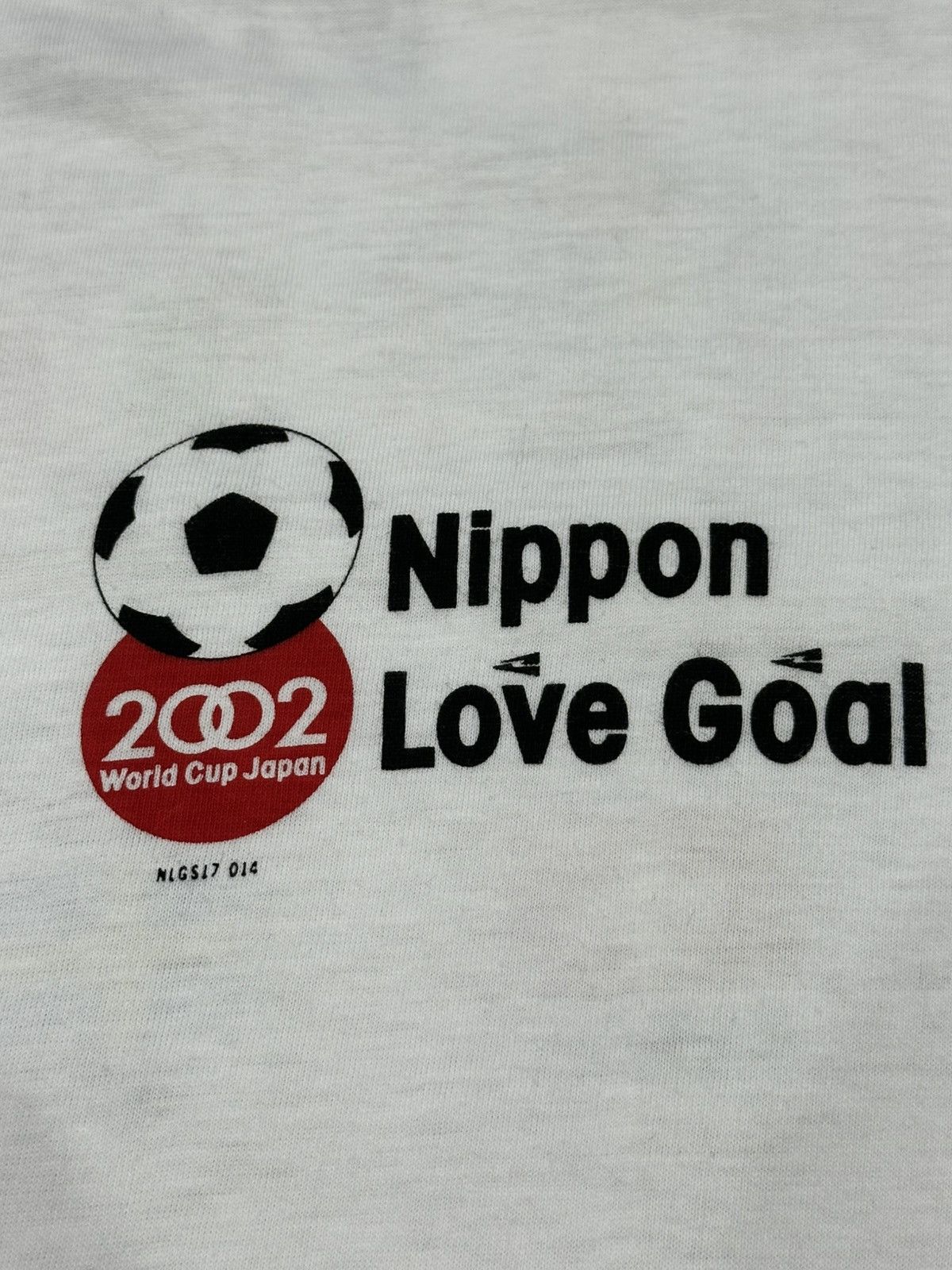 Japanese Brand PROMO 2002 NIPPON LOVE GOAL world cup Japan&South Korea tee Size US L / EU 52-54 / 3 - 8 Thumbnail