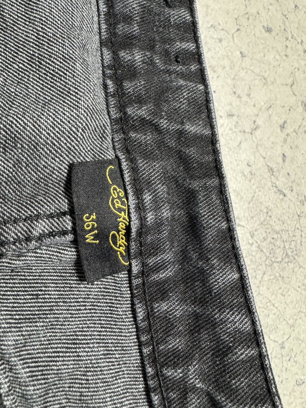 Ed Hardy Ed Hardy Baggy Big Logo Denim Jeans Size 36 Size US 36 / EU 52 - 7 Thumbnail