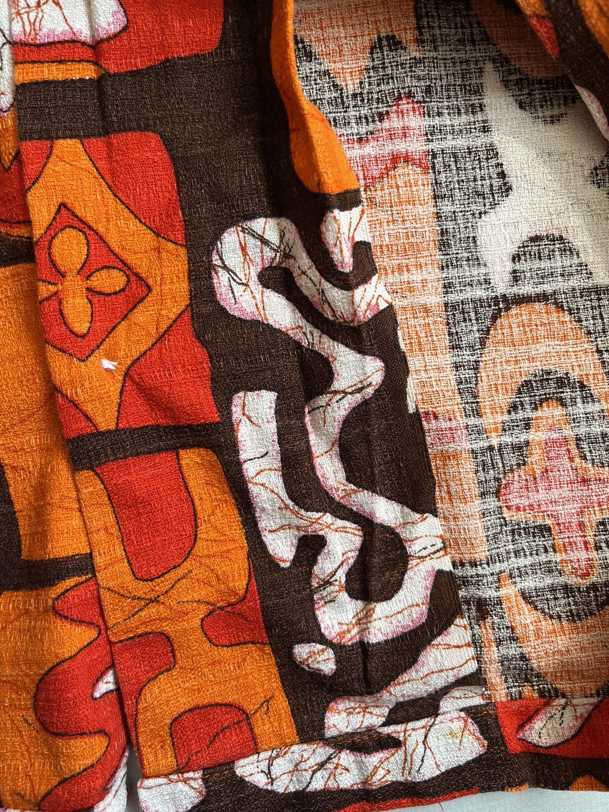 Sears Vintage 60s Sears Kings Road Orange Hawaiian Button Up Shirt Size US M / EU 48-50 / 2 - 19 Thumbnail
