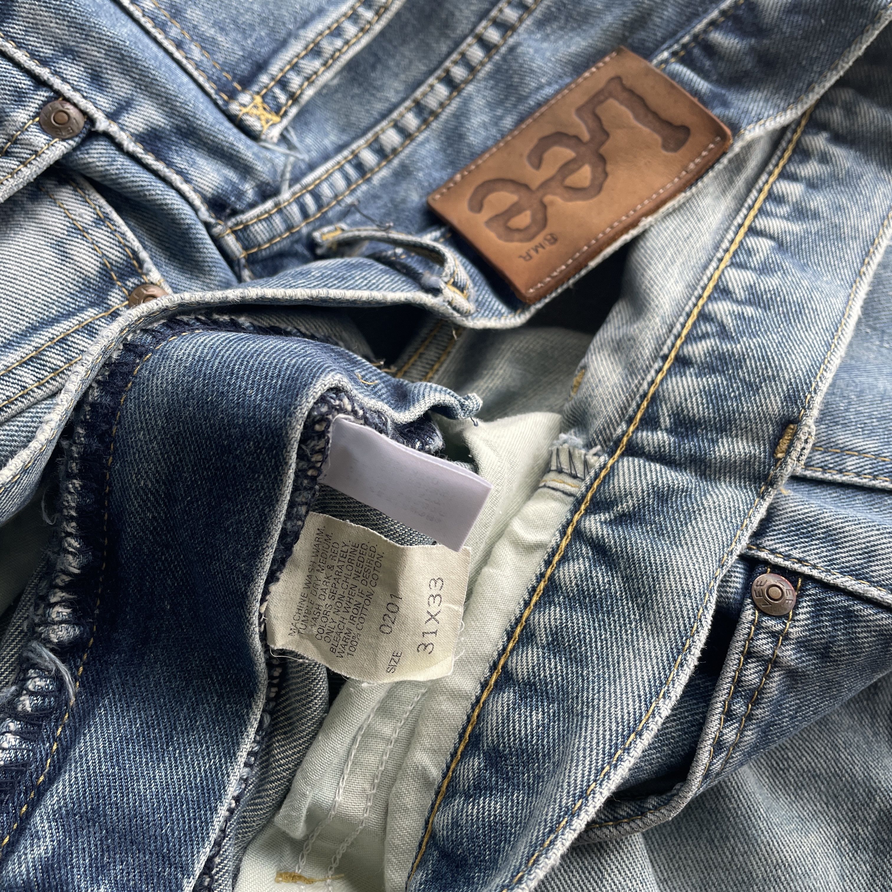 Japanese Brand × Jean VINTAGE JAPAN 🇯🇵 LEE DENIM FADED JEANS PANTS W30x30.5 Size US 30 / EU 46 - 7 Thumbnail