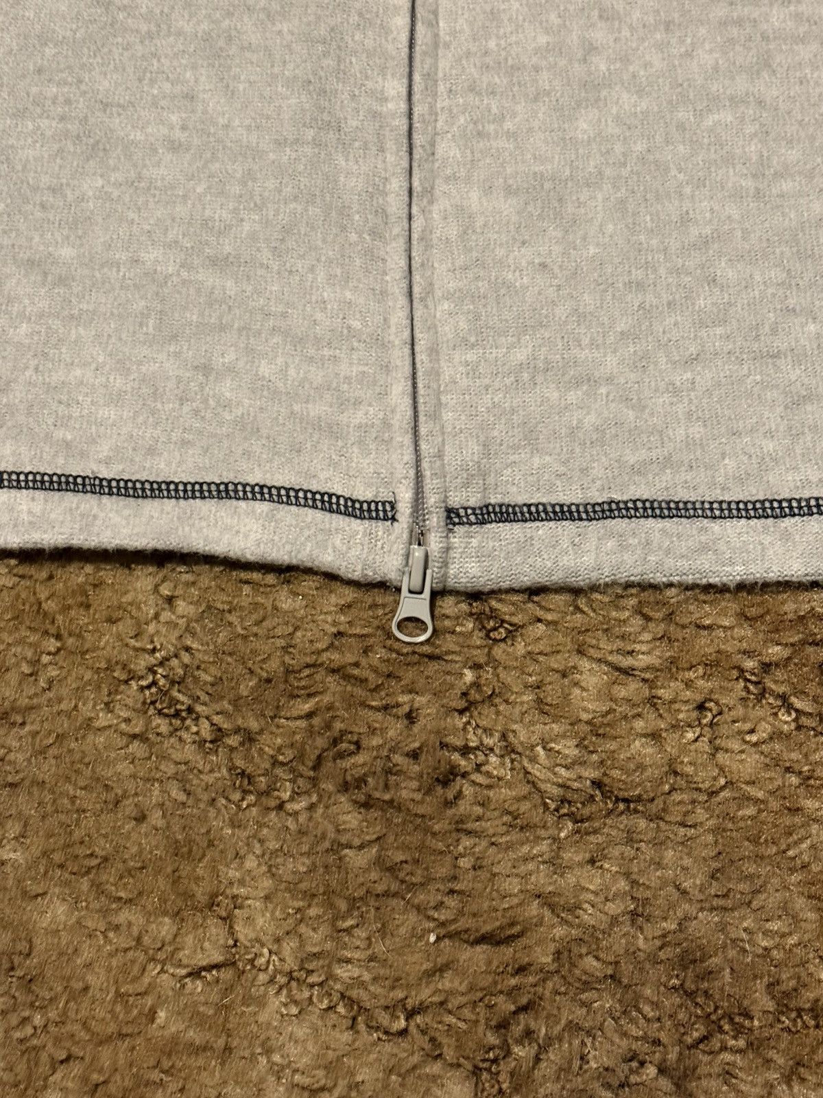 Vintage Vintage Y2K Xtreme Gear Full Zip Collared Sweater Grey Large Size US L / EU 52-54 / 3 - 3 Thumbnail