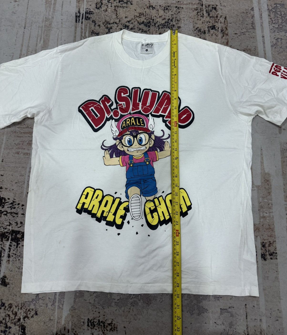 Anime Dr slump - arale chan DRAGONBALL anime tee Size US XXL / EU 58 / 5 - 8 Thumbnail