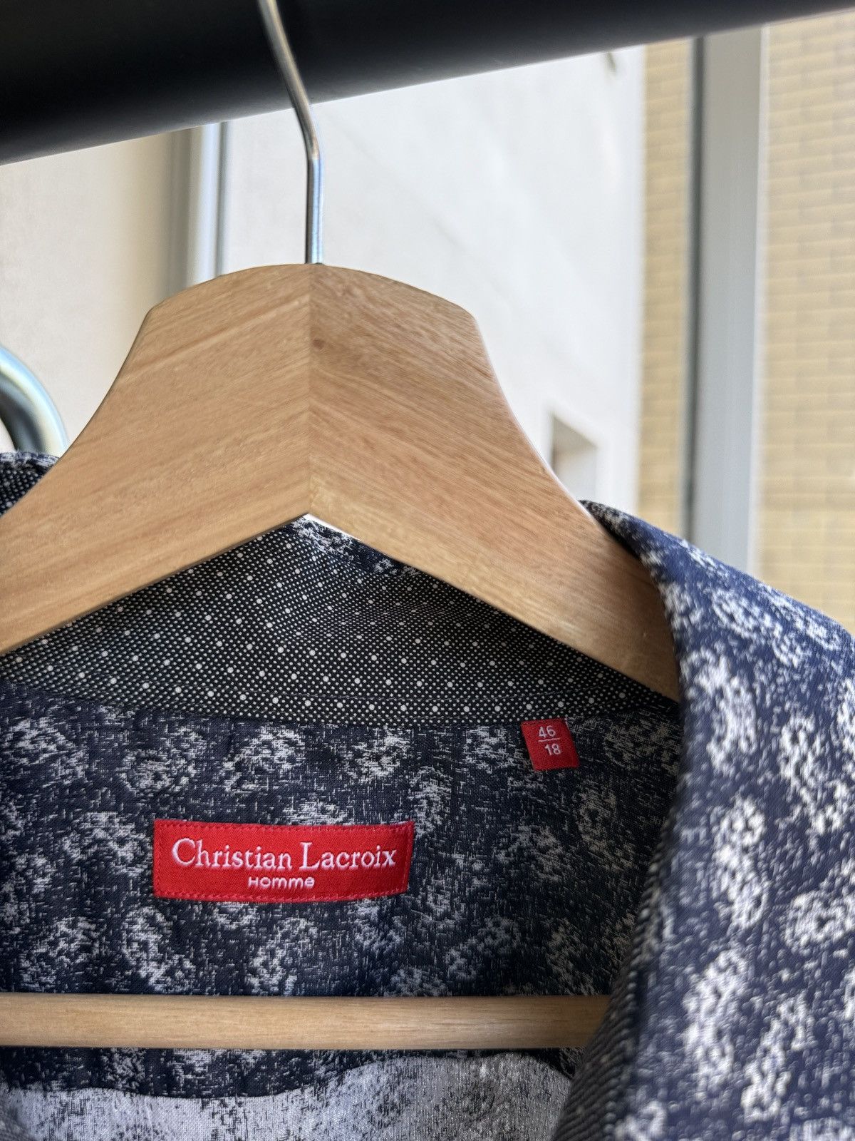 Christian Lacroix Christian Lacroix Homme Printed Button Shirt Size US XL / EU 56 / 4 - 4 Thumbnail