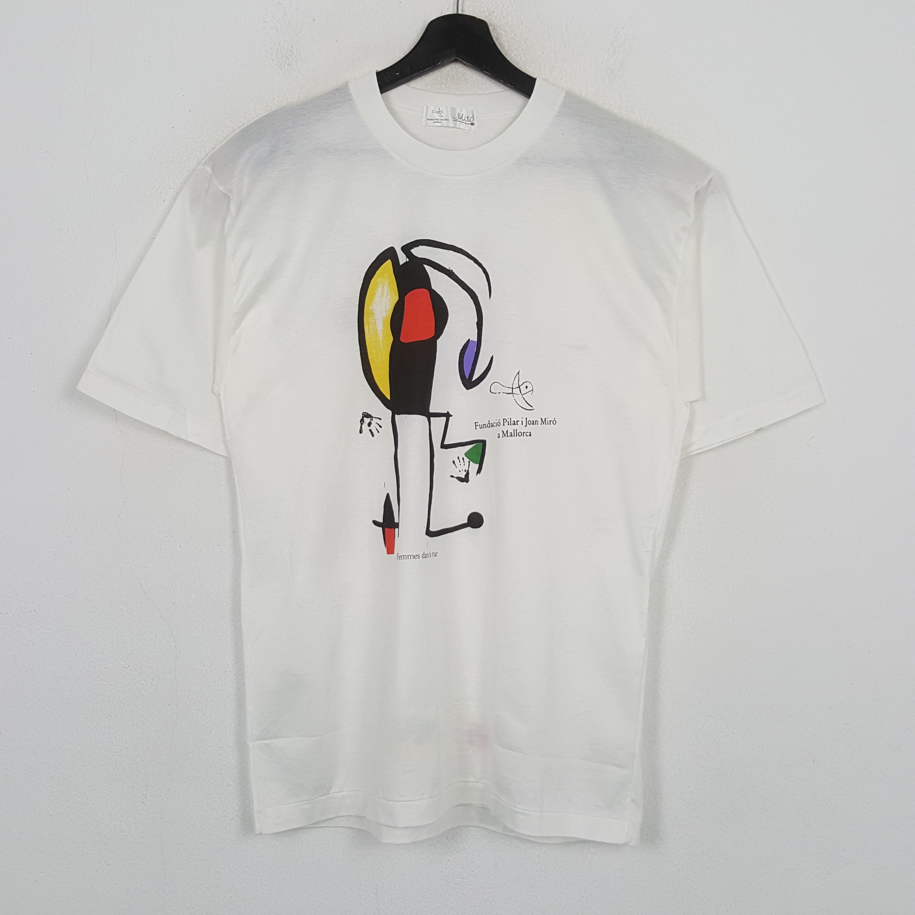 Vintage Joan Miro Art Design Style Tshirt C301N29 Size US M / EU 48-50 / 2 - 1 Thumbnail