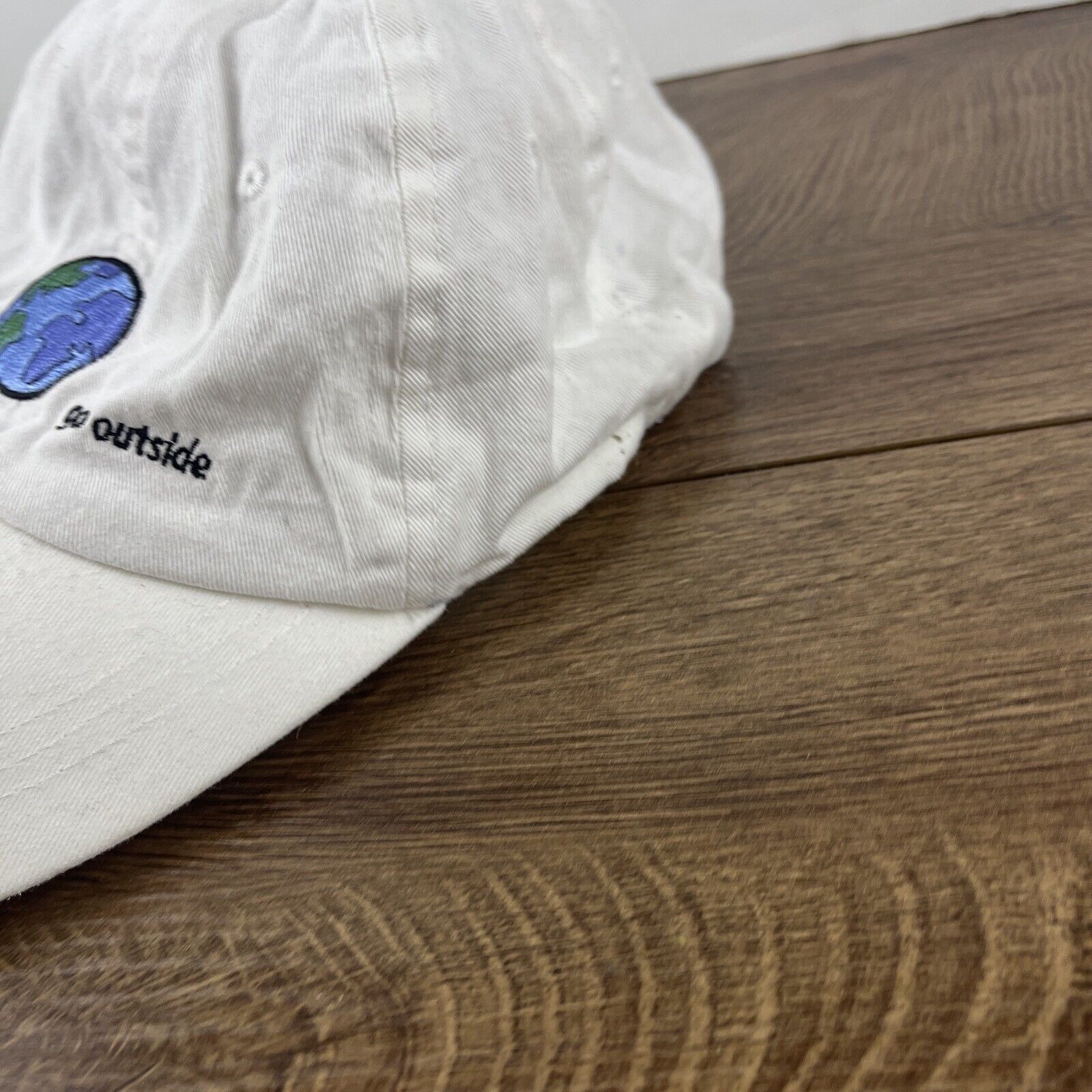 Other Go Outside Hat World Globe Hat White Hat Adjustable Adult Si Size ONE SIZE - 8 Thumbnail