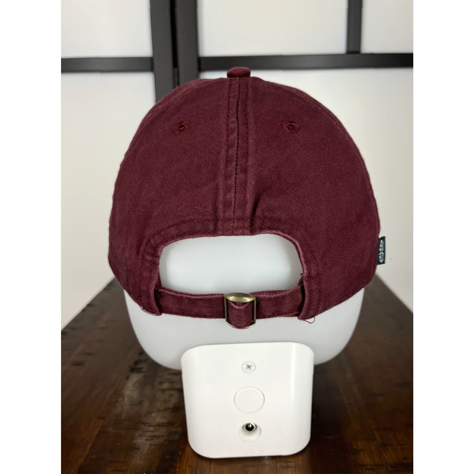 Vintage LEGACY92 Baker College Baseball Cap Adjustable Unisex One Size Burgundy 100% Cotton Casual College Theme Size ONE SIZE - 6 Thumbnail