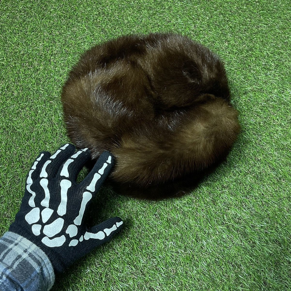 Vintage Vintage Y2K Fuzzy Alt Beanie Mohair Uzi Vert Grunge Logo OS Size ONE SIZE - 1 Thumbnail
