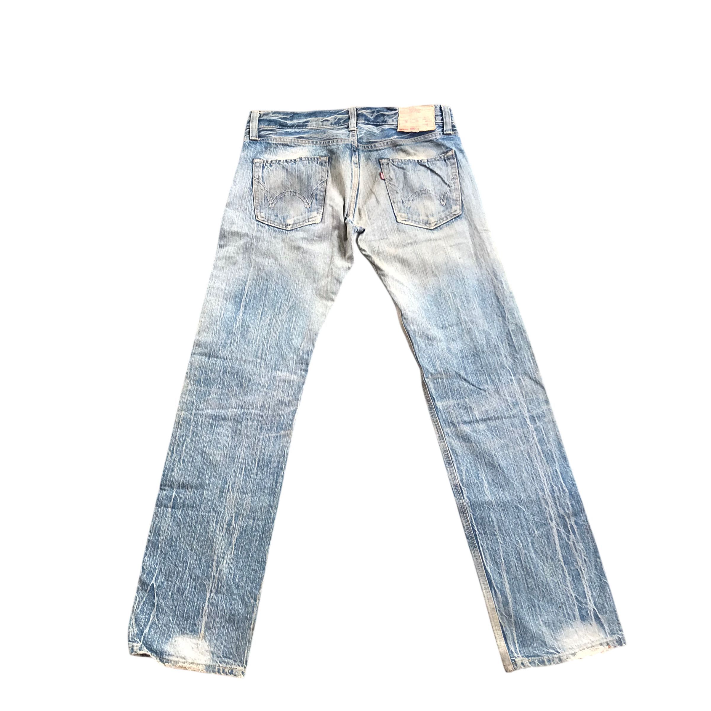 Edwin Vintage Edwin 502 Distressed Denim Acid Wash-Size 33 Size US 30 / EU 46 - 5 Thumbnail