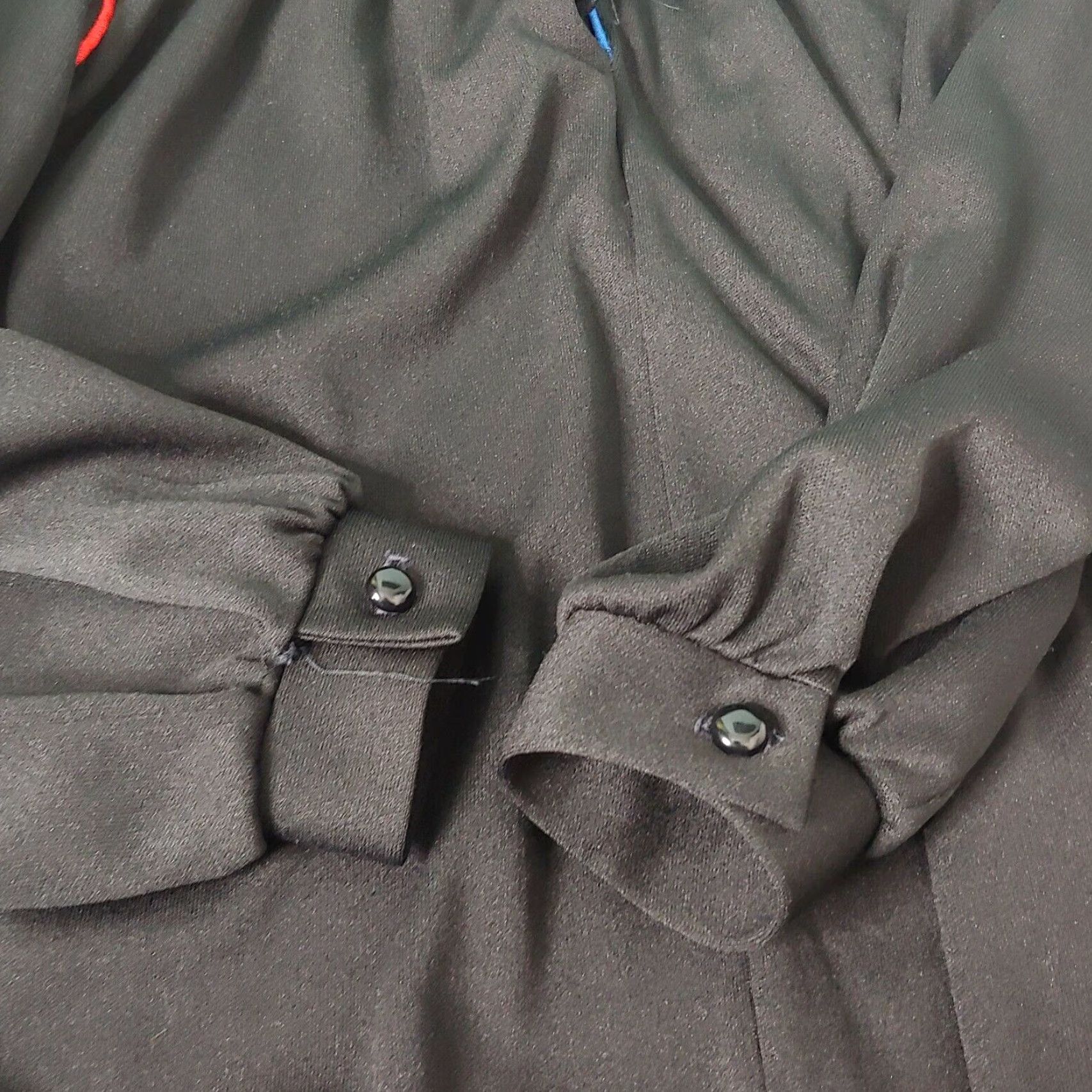 Vintage VINTAGE Housecoat Robe Women Size 8 Pullover Gown Black Long Retro Lounge Shirt? Size M / US 6-8 / IT 42-44 - 6 Thumbnail