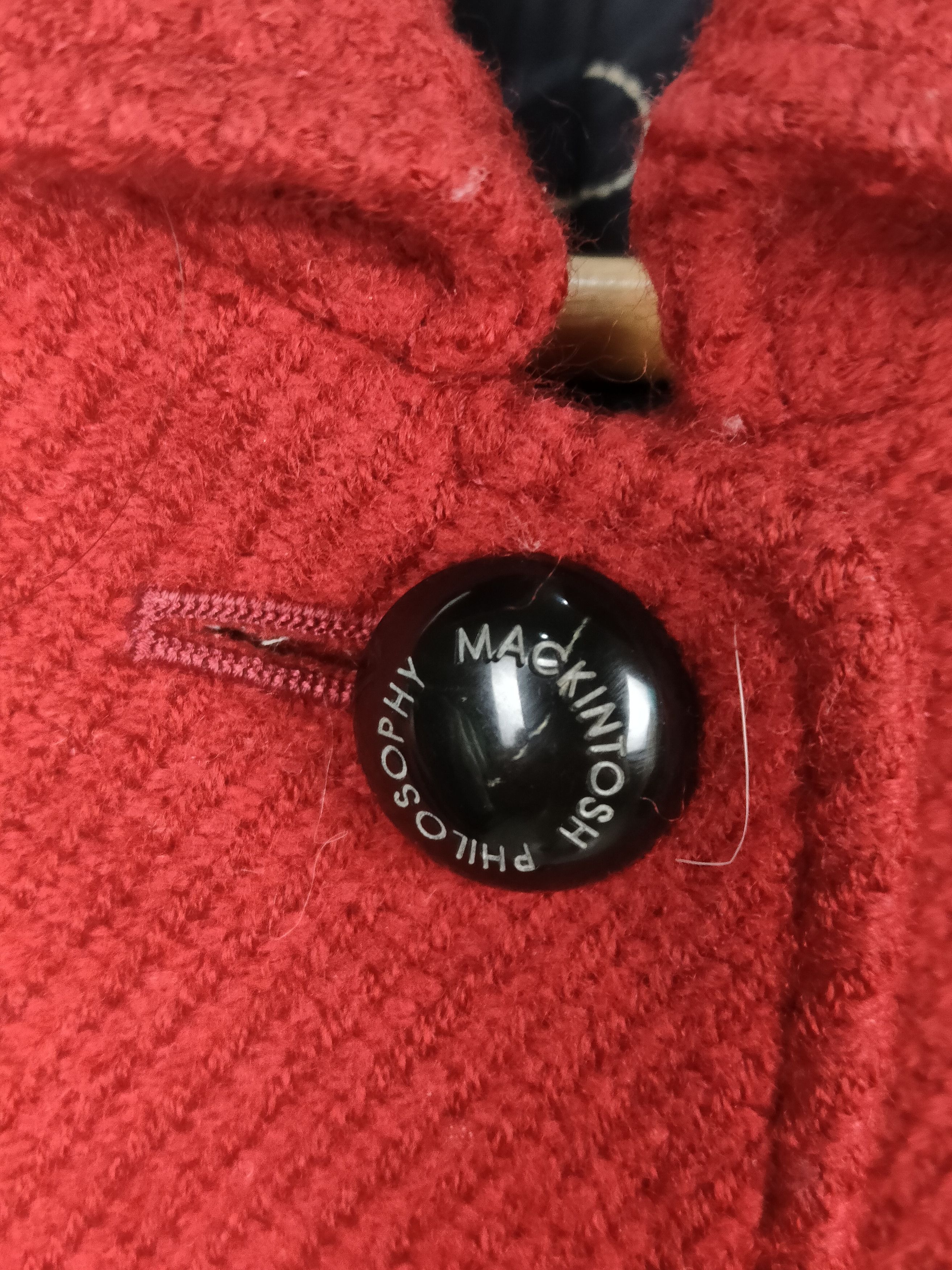 Mackintosh Mackintosh red wool blend coat for women Size S / US 4 / IT 40 - 4 Thumbnail