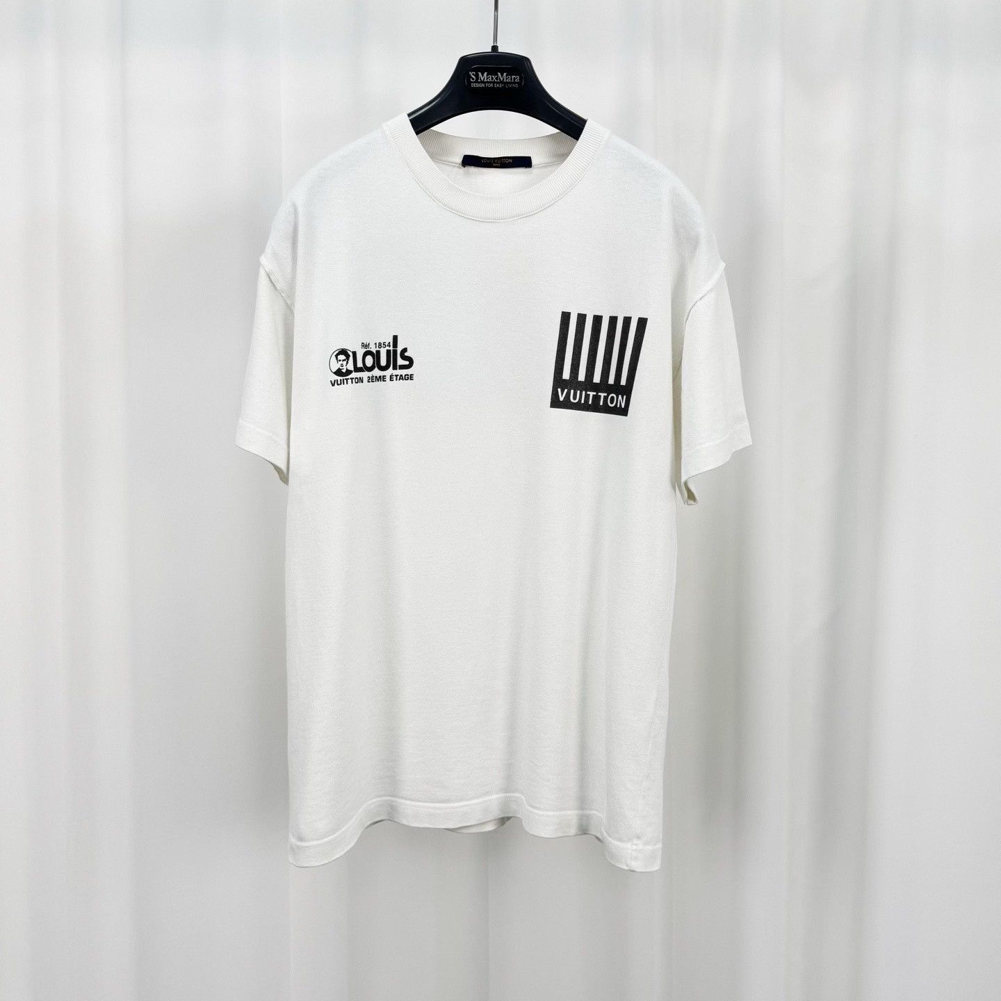 Louis Vuitton Louis Vuitton Piano Print Letter Short-Sleeve Size US S / EU 44-46 / 1 - 1 Thumbnail
