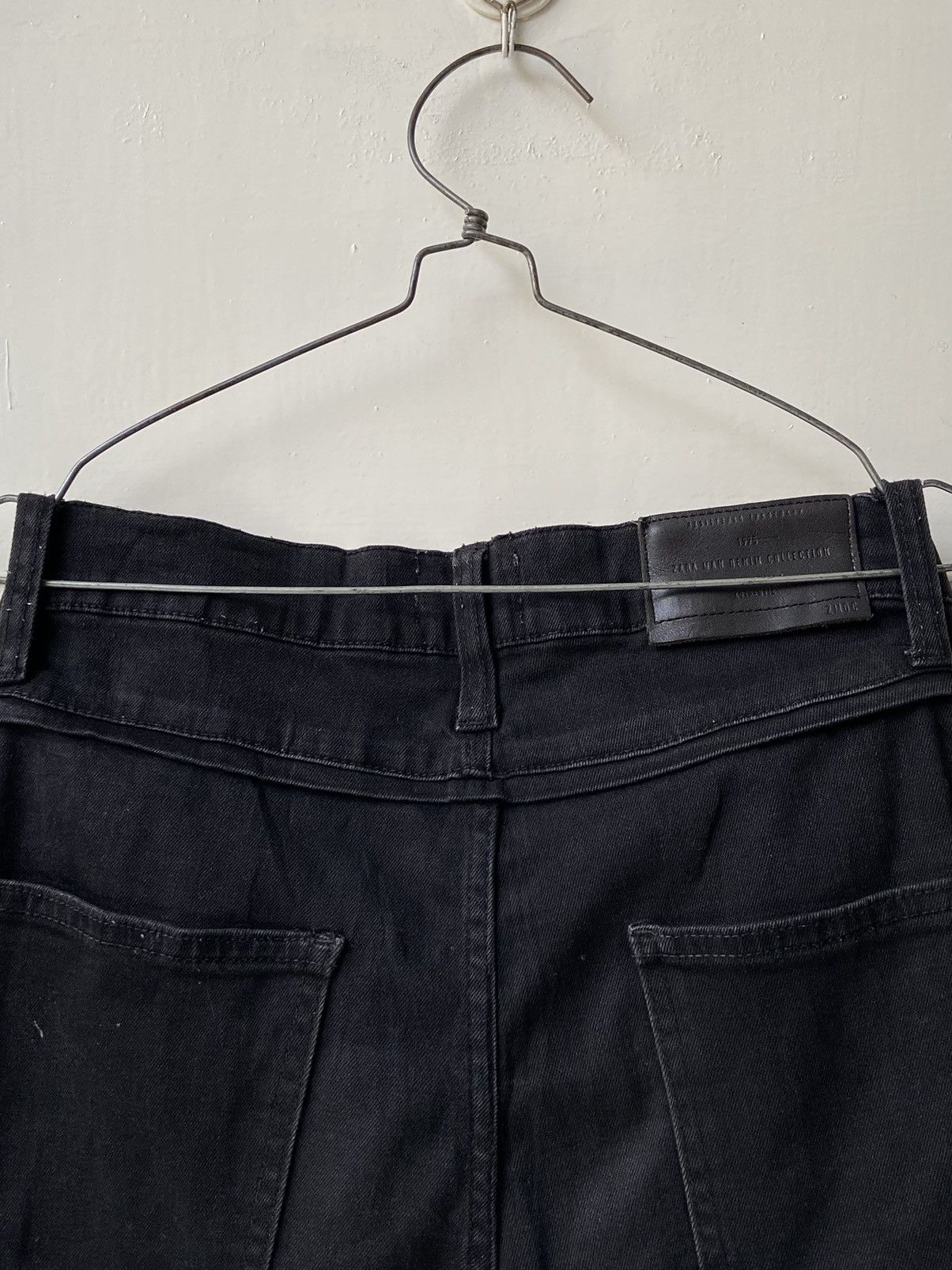 Zara ZARA MAN Black Buttonfly Zip Denim Size US 28 / EU 44 - 6 Thumbnail