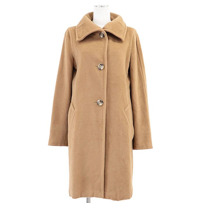 Max Mara MaxMara MaxMara 100% Wool Coat Leather Outerwear 1600016 DUTY FREE for USA Size ONE SIZE - 1 Thumbnail