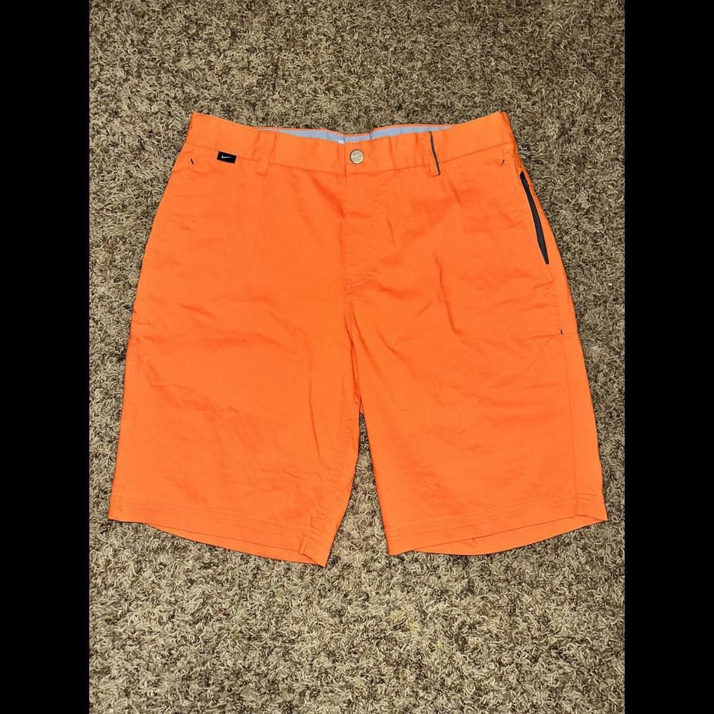 Nike Nike Modern Fit Washed Golf Orange Shorts Sample Size US 32 / EU 48 - 1 Thumbnail