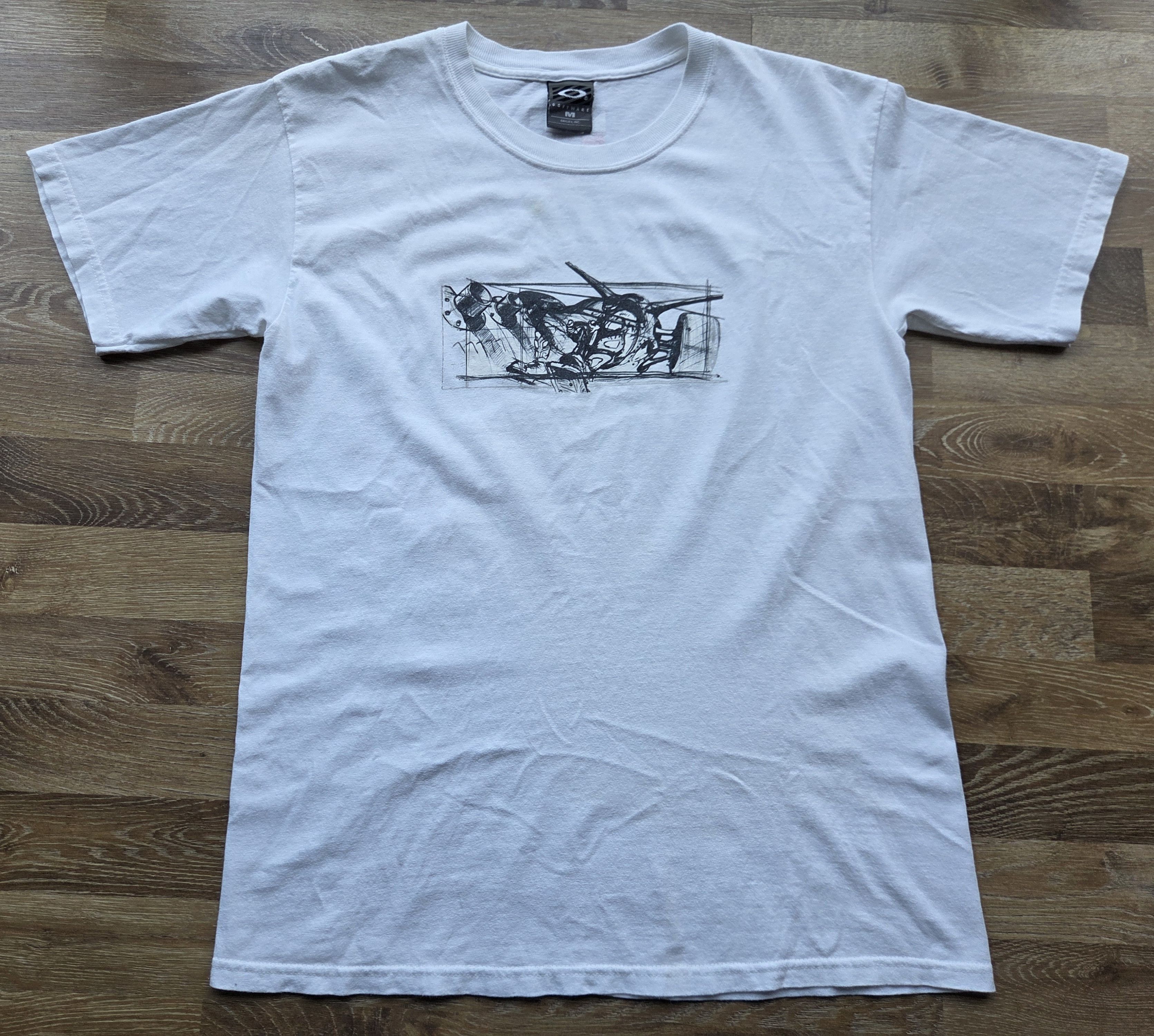 Oakley Vintage 90s Oakley USA Software Factory Pilot Graphic Shirt Size US M / EU 48-50 / 2 - 2 Thumbnail