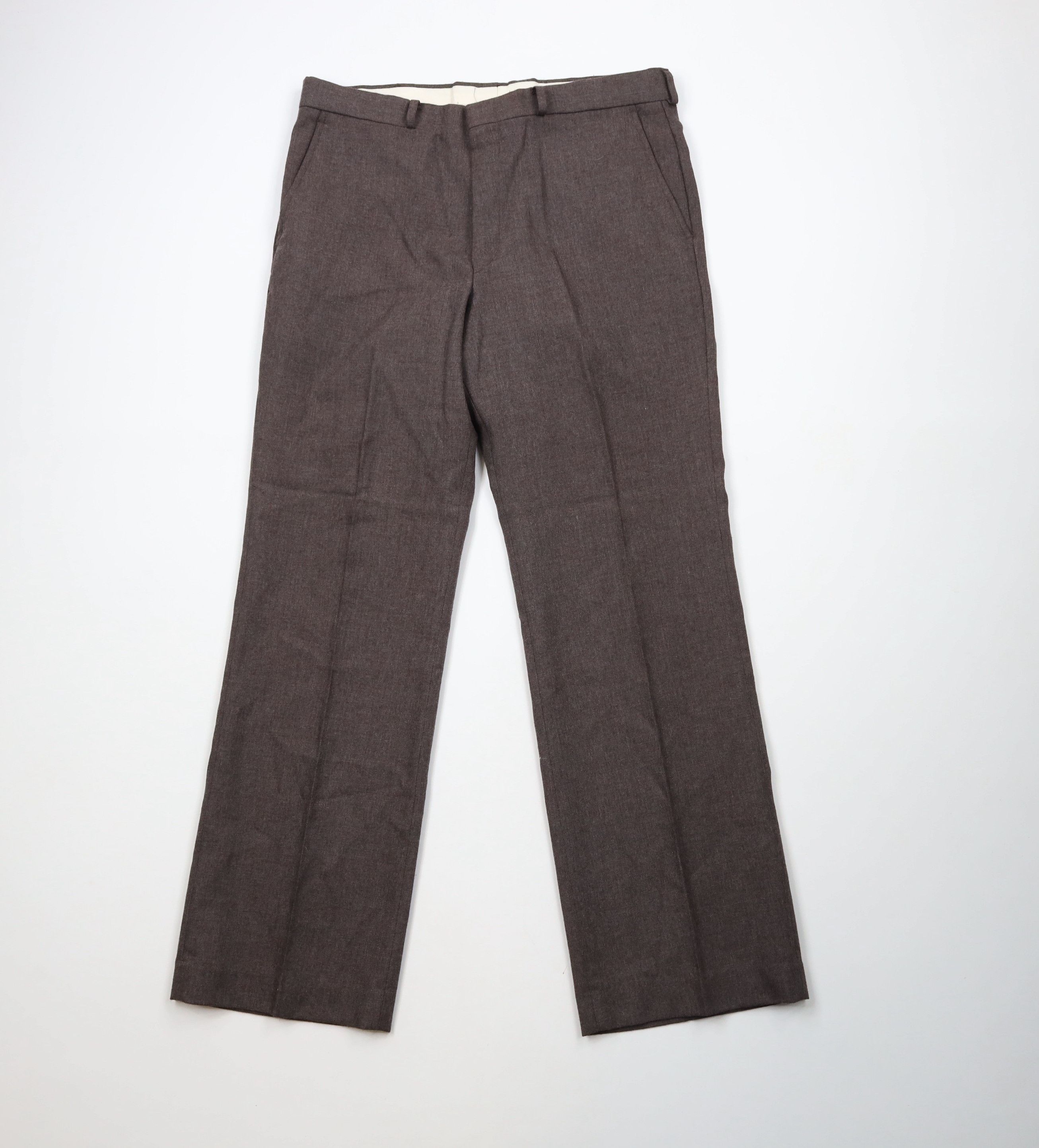 Vintage Vintage 70s Streetwear Wide Leg Chino Pants Heather USA Size US 34 / EU 50 - 1 Thumbnail