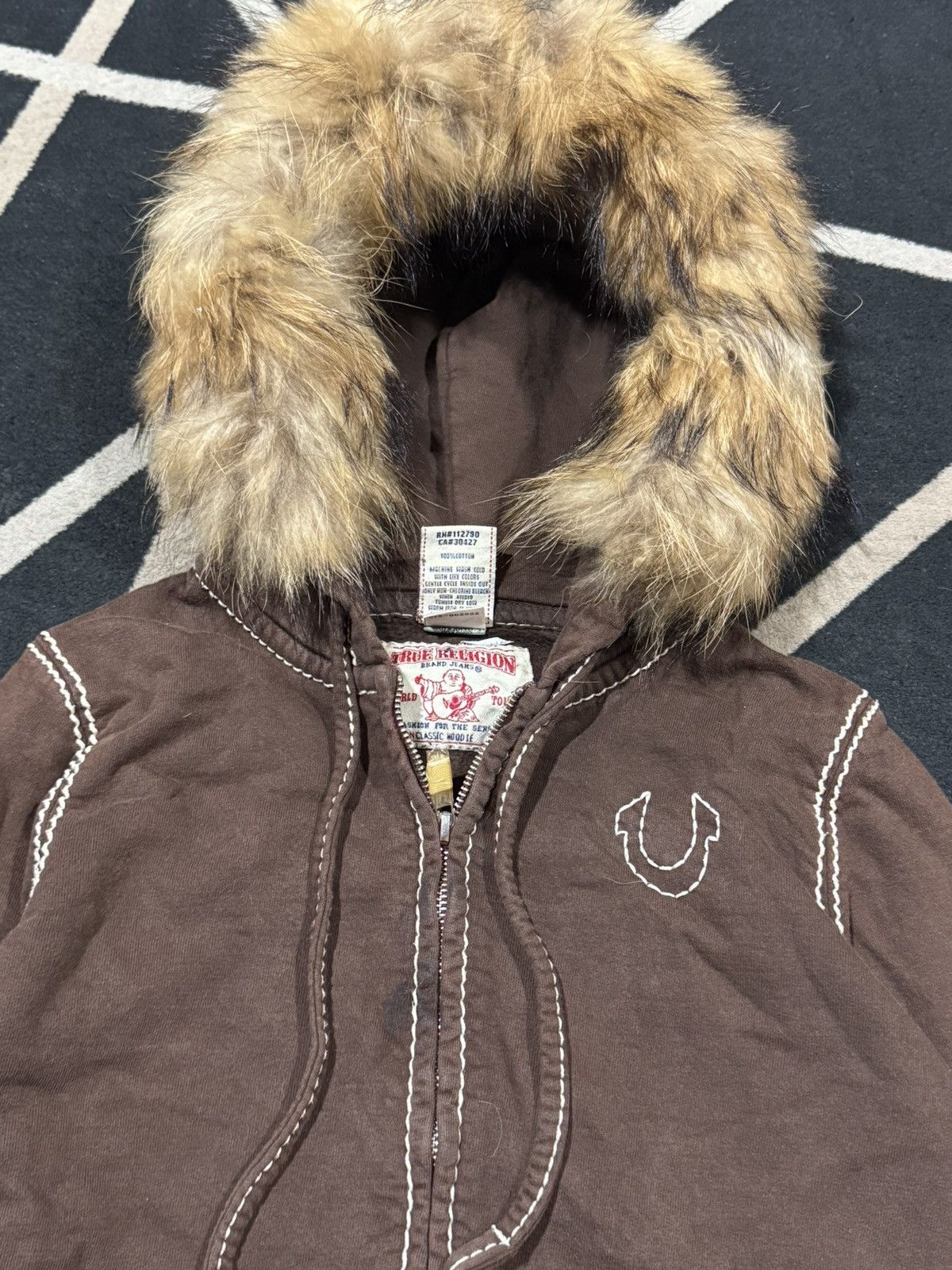 True Religion True Religion Fur Hoodie Size US XS / EU 42 / 0 - 4 Thumbnail