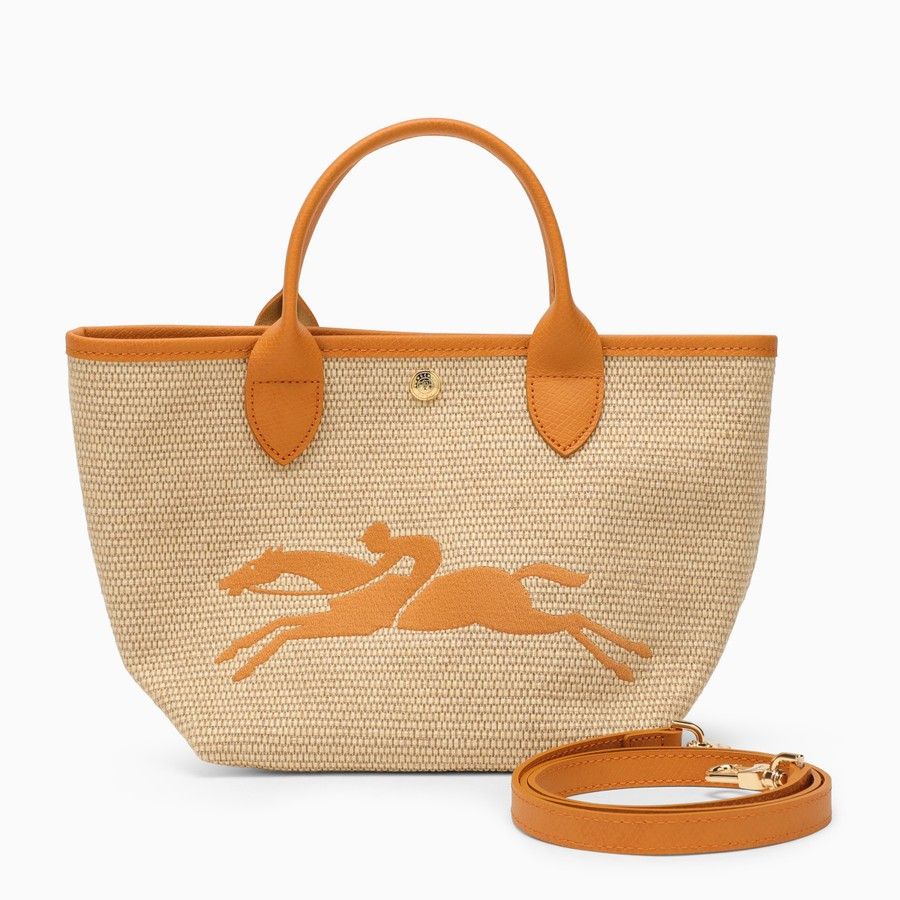 Longchamp o1d2blof0824 Size: OS / Le Panier Bag in Orange & Beige Size ONE SIZE - 1 Thumbnail