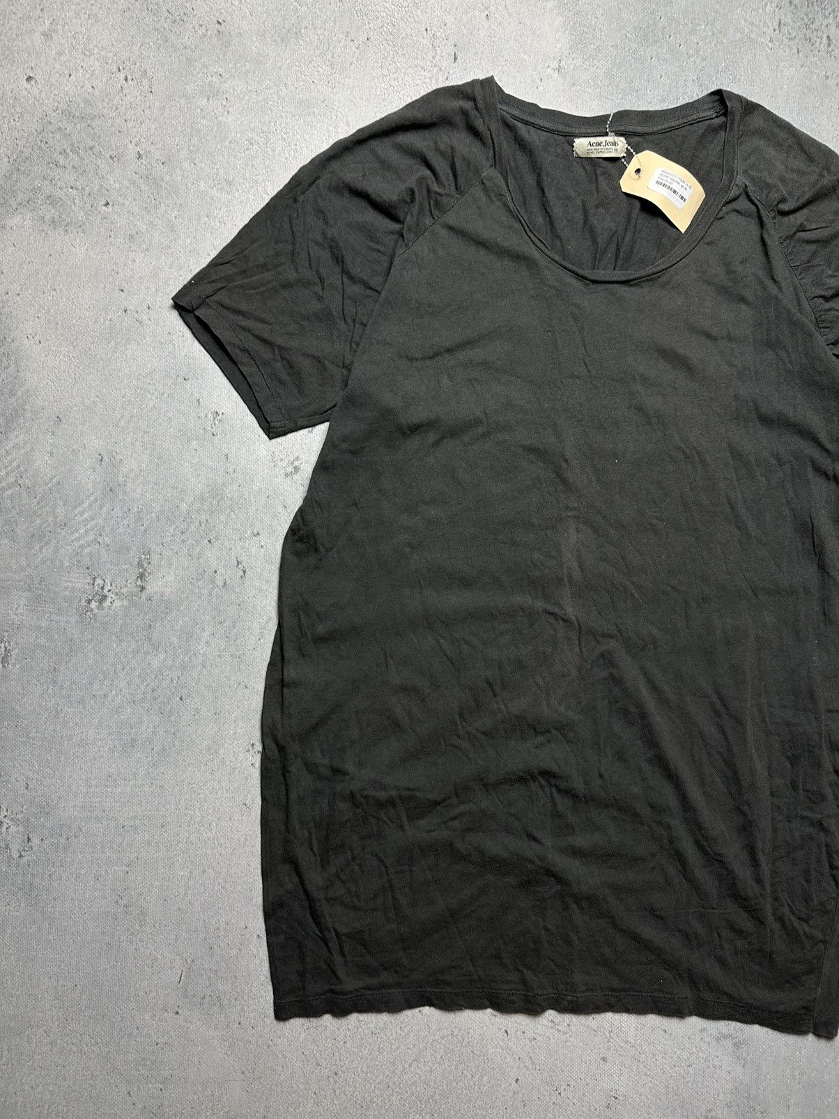 Acne Studios Acne Jeans Studios Logo A/W 07 T-Shirt Faded Vintage y2k Size M / US 6-8 / IT 42-44 - 2 Thumbnail