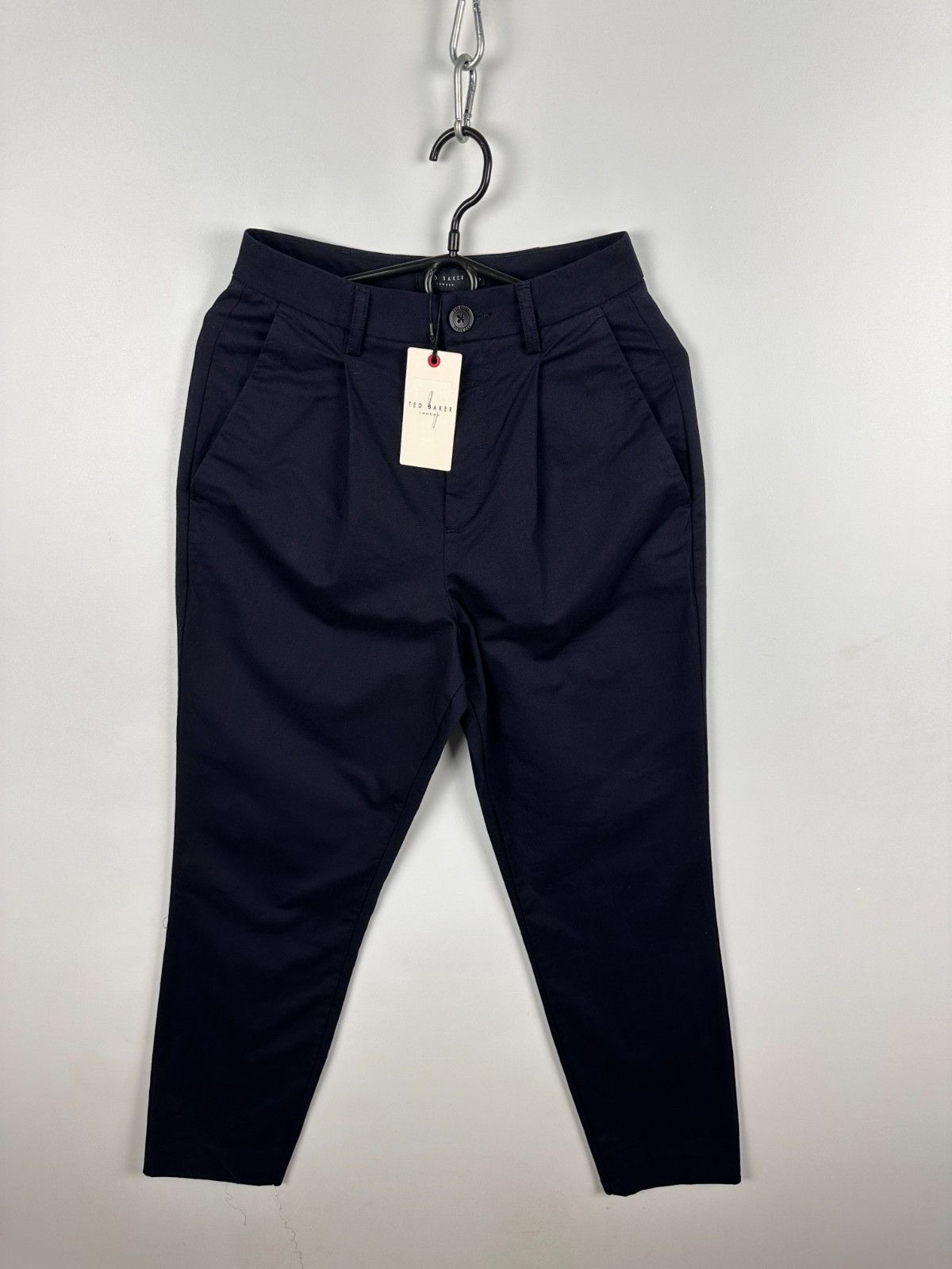 Ted Baker Ted Baker Tapered Trousers Women's Navy Size 0 Size 25" / US 0 / IT 36 - 1 Thumbnail