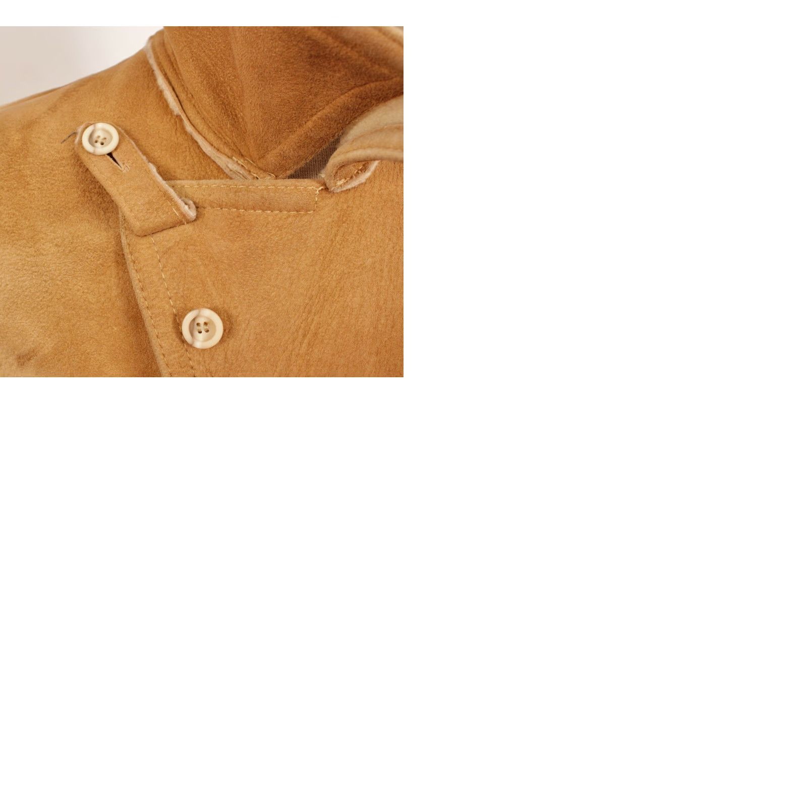 Vintage Woolrich VTG 1970s Leather Coat / Shearling Coat Size 42 Men’s Brown Woolrich 70s Leather Shearling Coat Mens Small Coat Size US XS / EU 42 / 0 - 9 Thumbnail