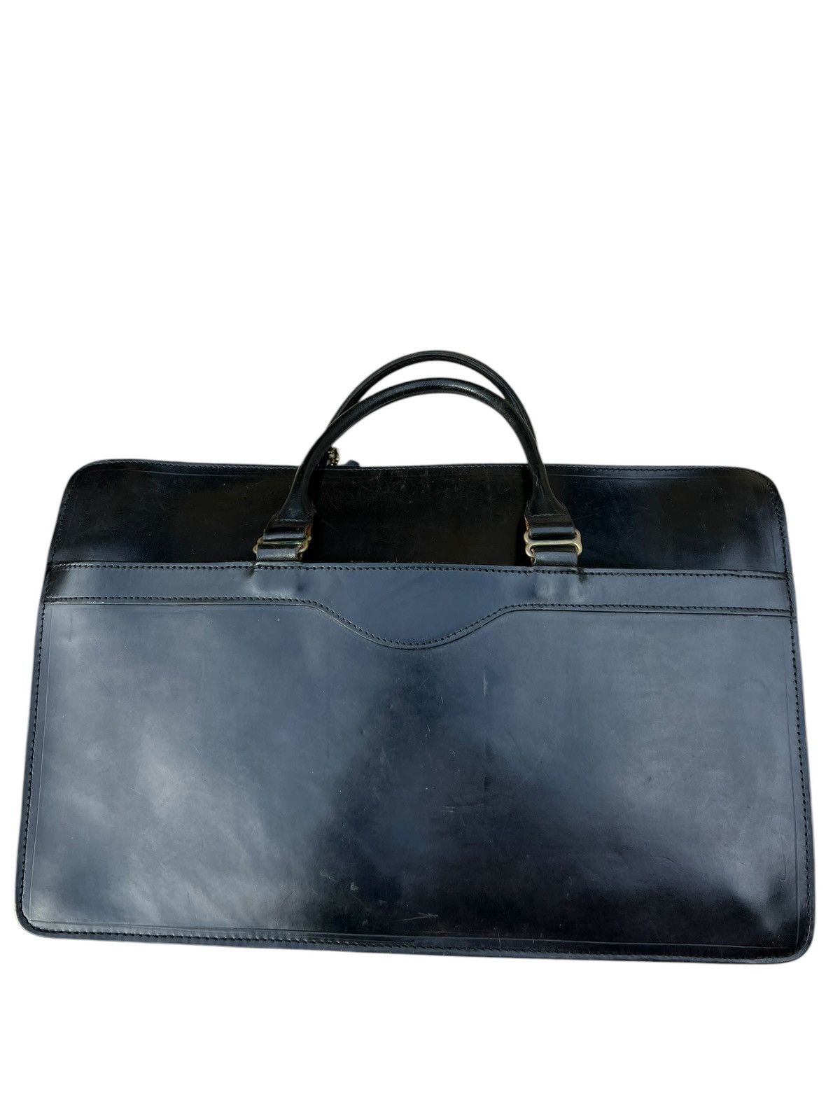 Whitehouse Cox Vintage Whitehouse Cox England Scratches Patina Leather Bag Size ONE SIZE - 8 Thumbnail