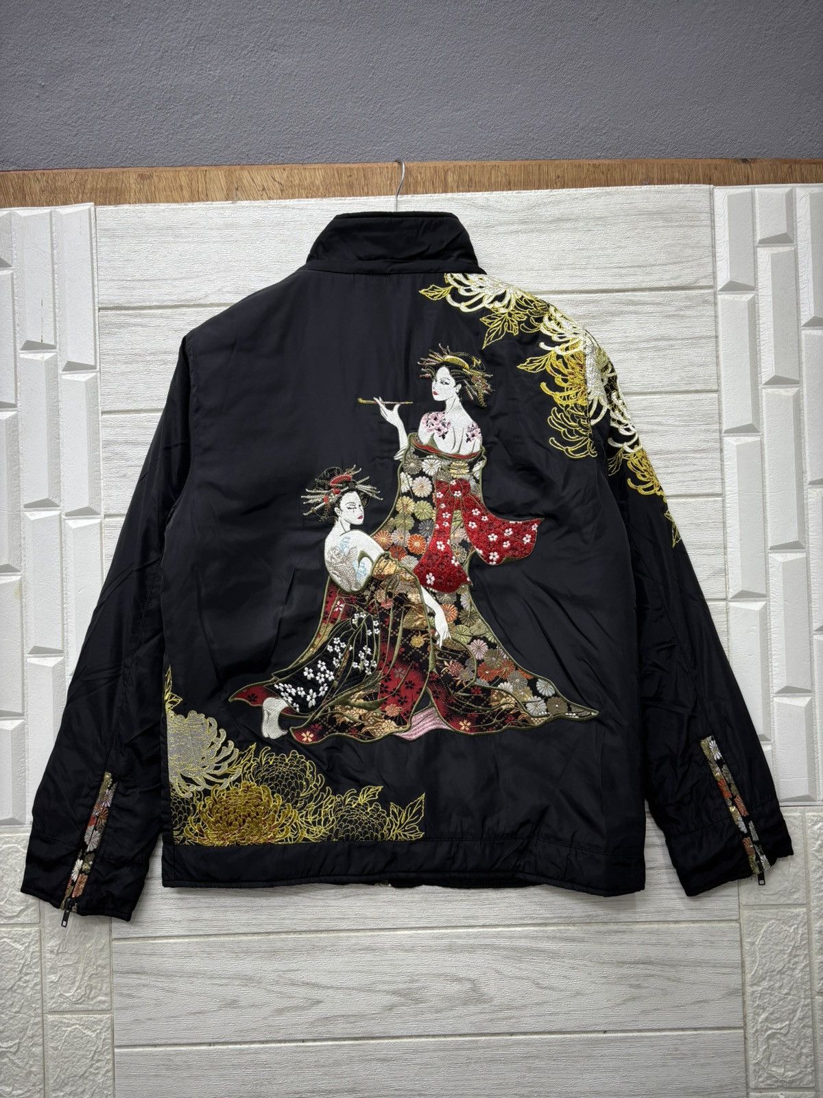 Kapital 🔥JAPANESE TRADITION GEISHA EMBROIDERY NYLON LIGHT JACKET Size US S / EU 44-46 / 1 - 1 Thumbnail