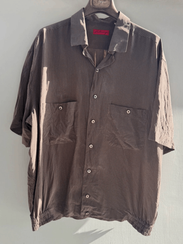 Balenciaga Balenciaga Shirt Silk Top Button Down Printed 2000s EX0162 Size US L / EU 52-54 / 3 - 1 Thumbnail