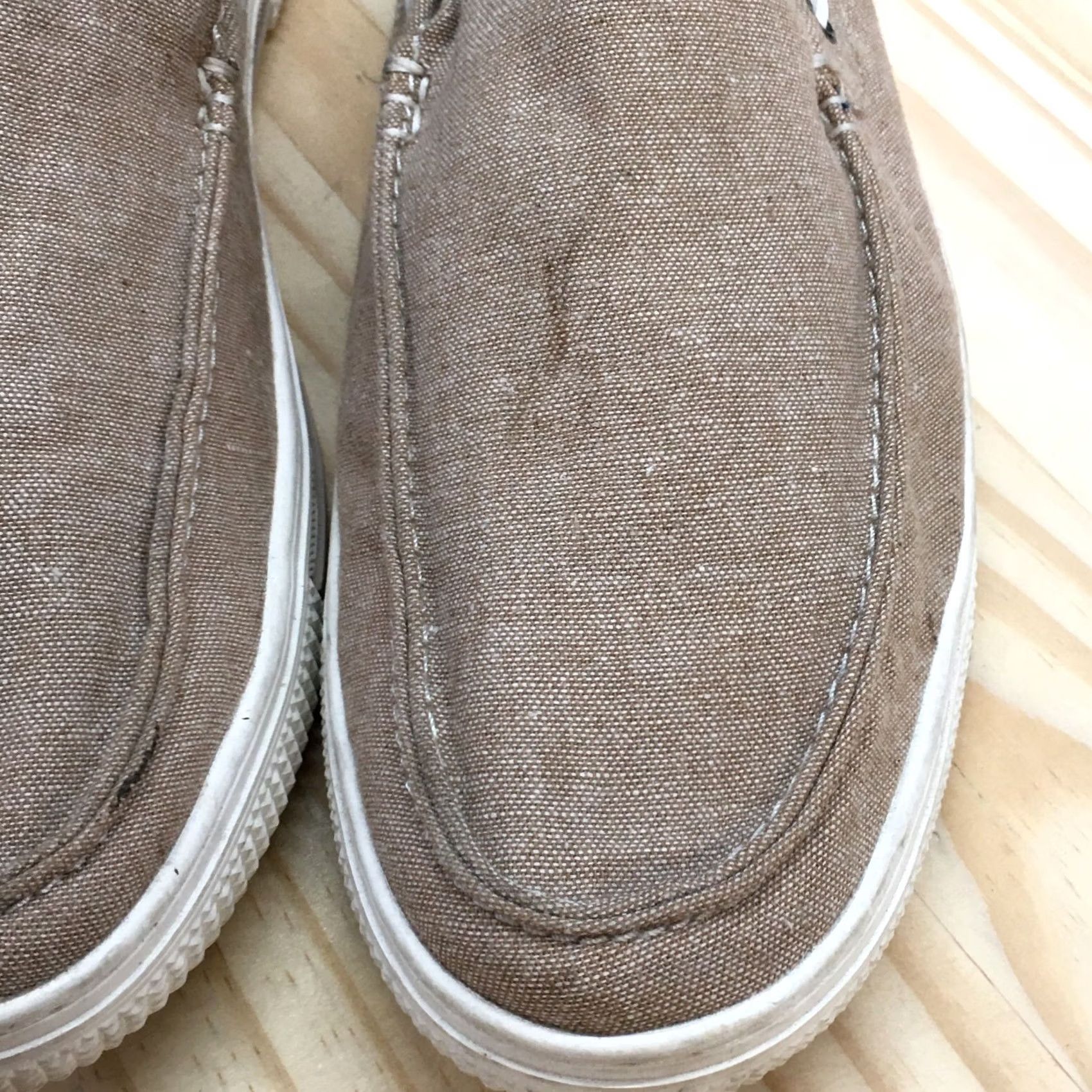 Vintage Reaction Kenneth Cole Shoes Mens Ankir Slip On Sneakers Brown Fabric Low Top) Size US L / EU 52-54 / 3 - 6 Thumbnail