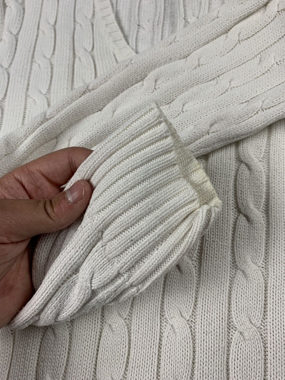 Ralph Lauren Sport Vintage Ralph Lauren Sport Knitted V-Neck Sweater 90s golf Size M / US 6-8 / IT 42-44 - 8 Thumbnail