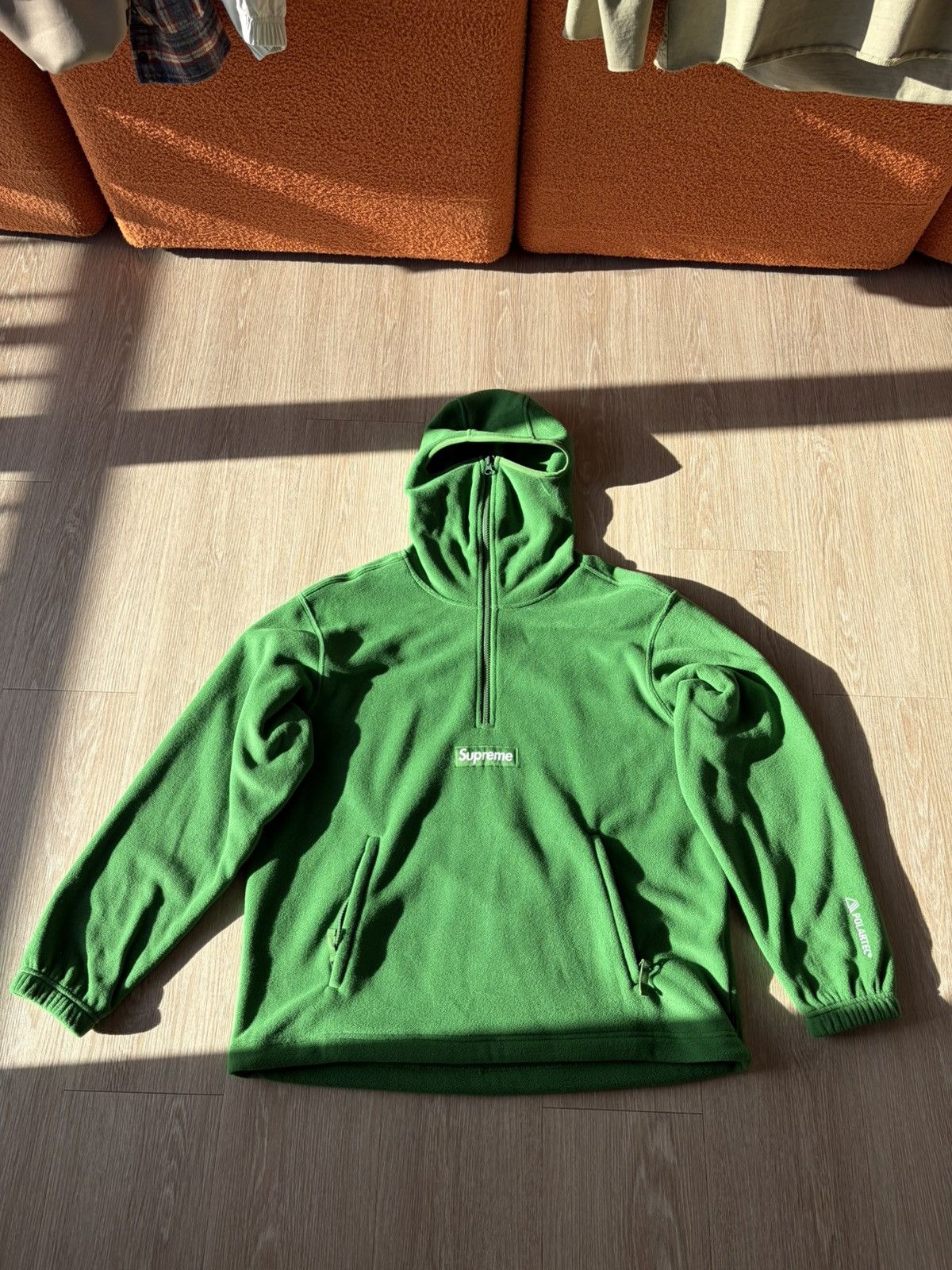 Supreme Supreme Polartec Facemask Half Zip Hooded Sweatshirt (FW24) Size US M / EU 48-50 / 2 - 1 Thumbnail