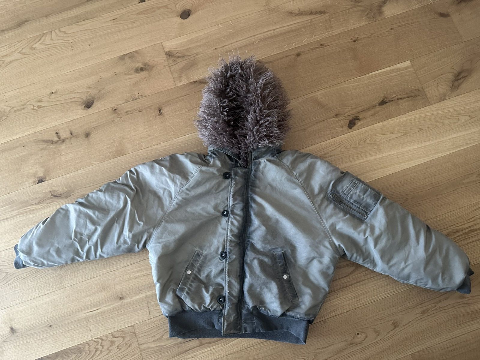 No Faith Studios NO FAITH STUDIOS “USED BEIGE” ASTRO FUR BOMBER