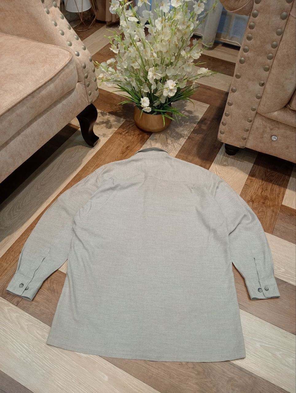 Christian Dior Monsieur VTG CHRISTIAN DIOR MONSIEUR COTTON RAYON SINGLE POCKET SHIRT Size US M / EU 48-50 / 2 - 9 Thumbnail