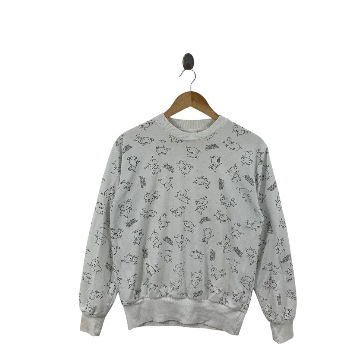 Other CRAYON SHIN CHAN Shiro Over Print Anime Manga Sweatshirt Size M / US 6-8 / IT 42-44 - 4 Thumbnail