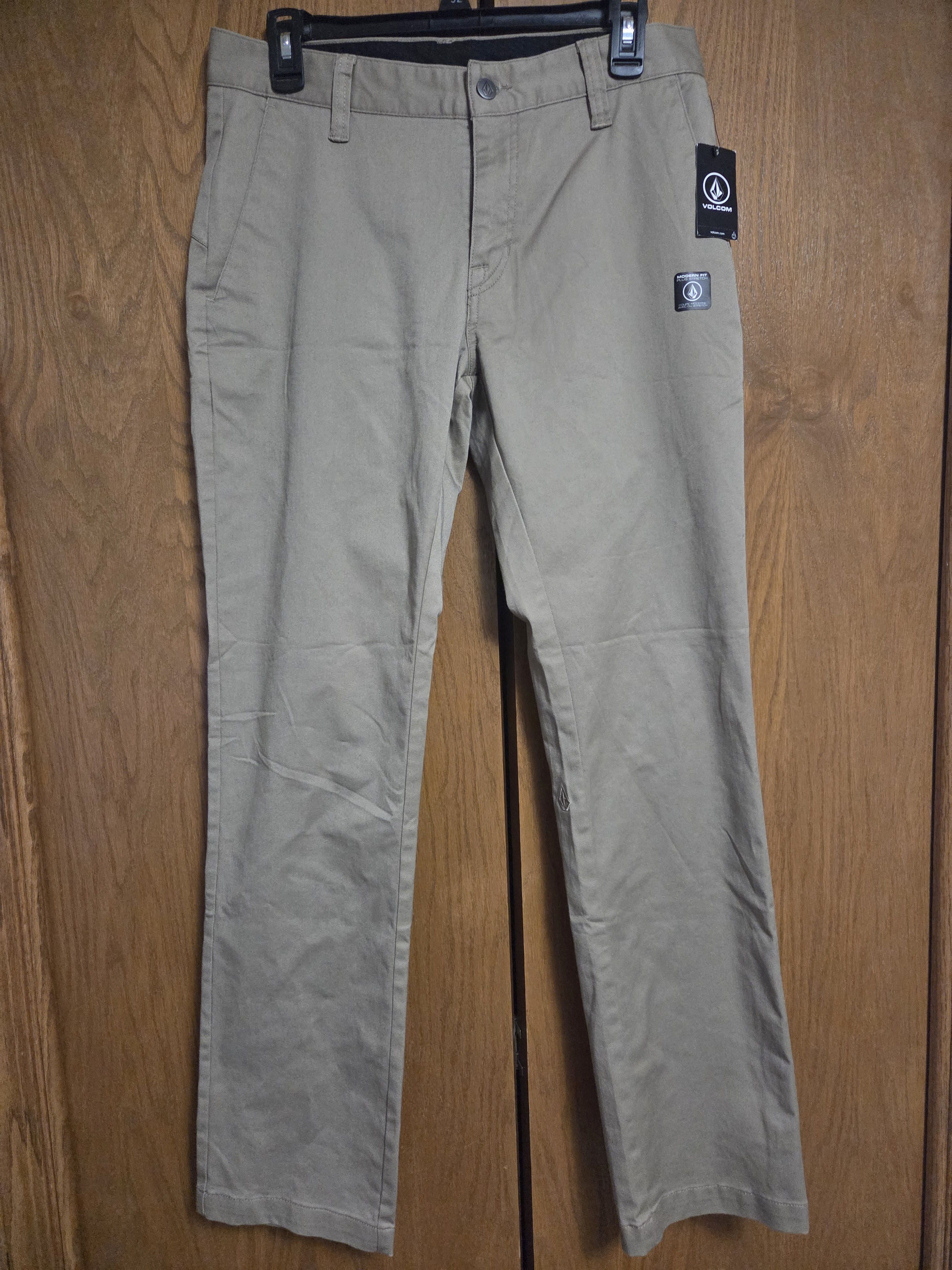 Volcom Volcom V Monty Stretch Casual Khaki Pants Size US 30 / EU 46 - 1 Thumbnail