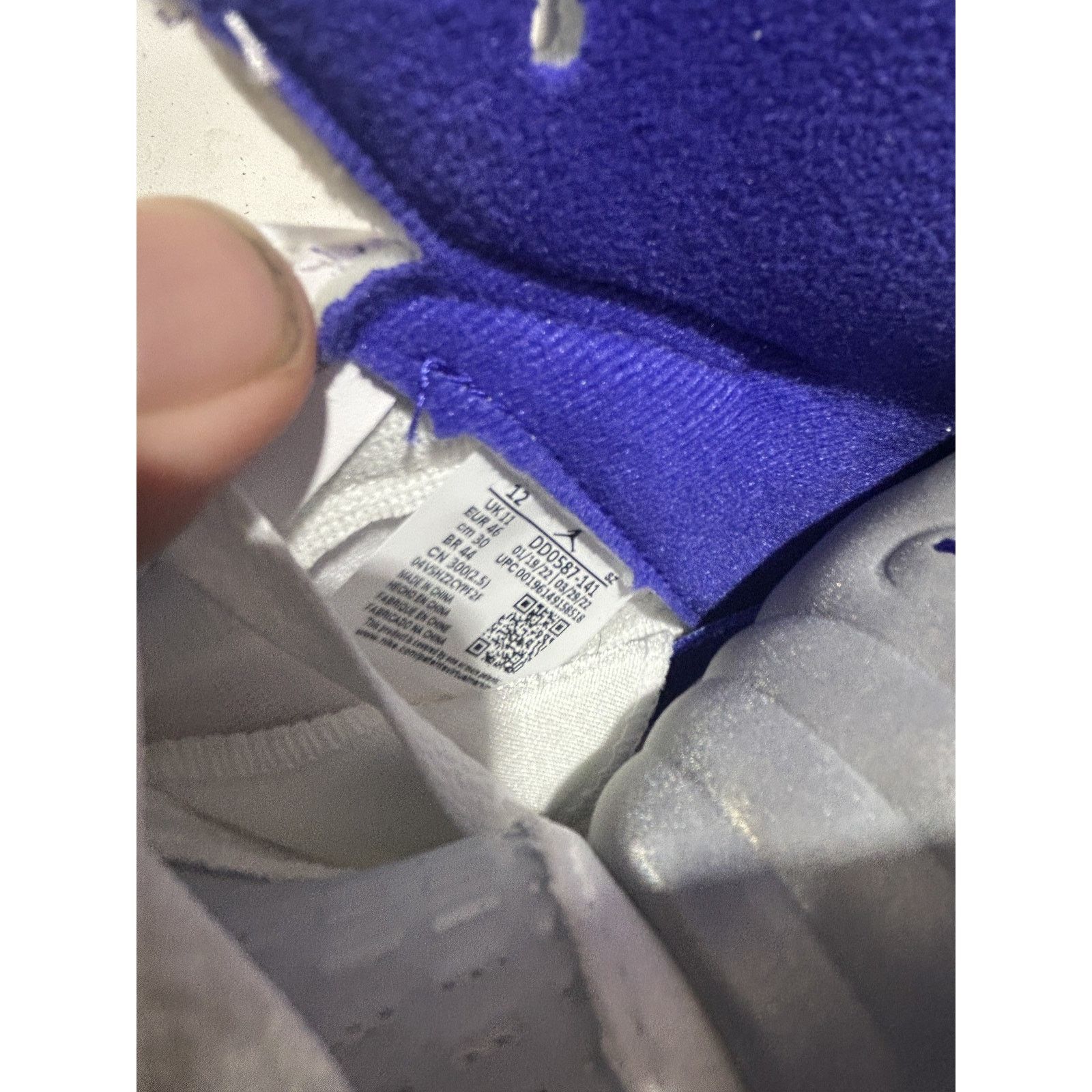 Jordan Brand JORDAN 5 CONCORD SIZE 12 PREOWNED Size US 12 / EU 45 - 7 Thumbnail