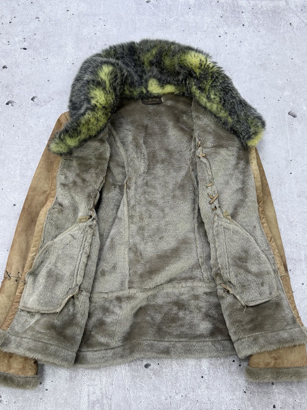 If Six Was Nine If Six Was Nine L.G.B. Style Avant Garde Fur Jacket Size L / US 10 / IT 46 - 6 Thumbnail